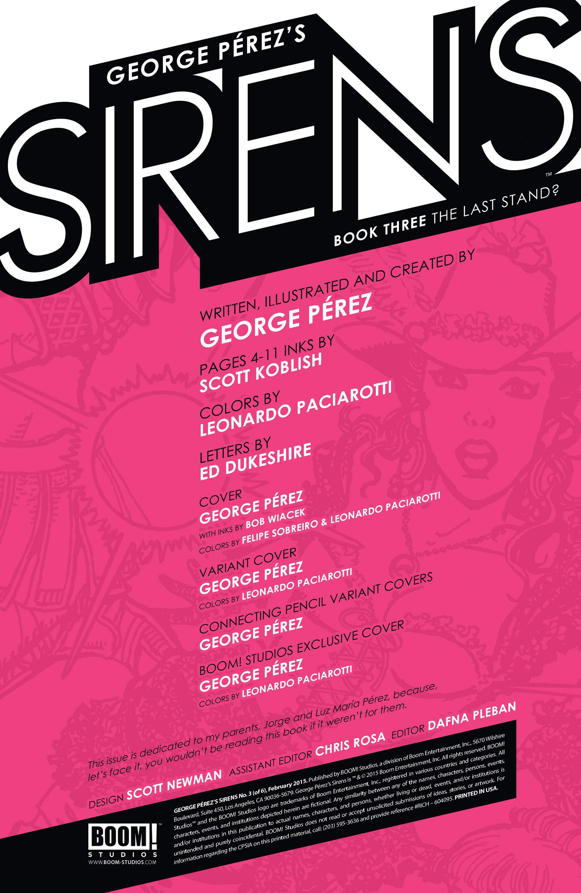 Read online George Pérez's Sirens comic -  Issue #3 - 2