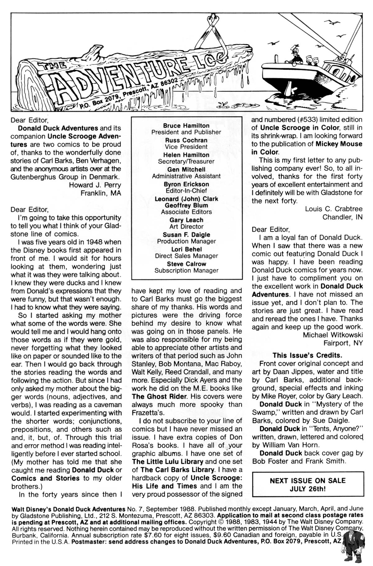 Read online Walt Disney's Donald Duck Adventures (1987) comic -  Issue #7 - 2