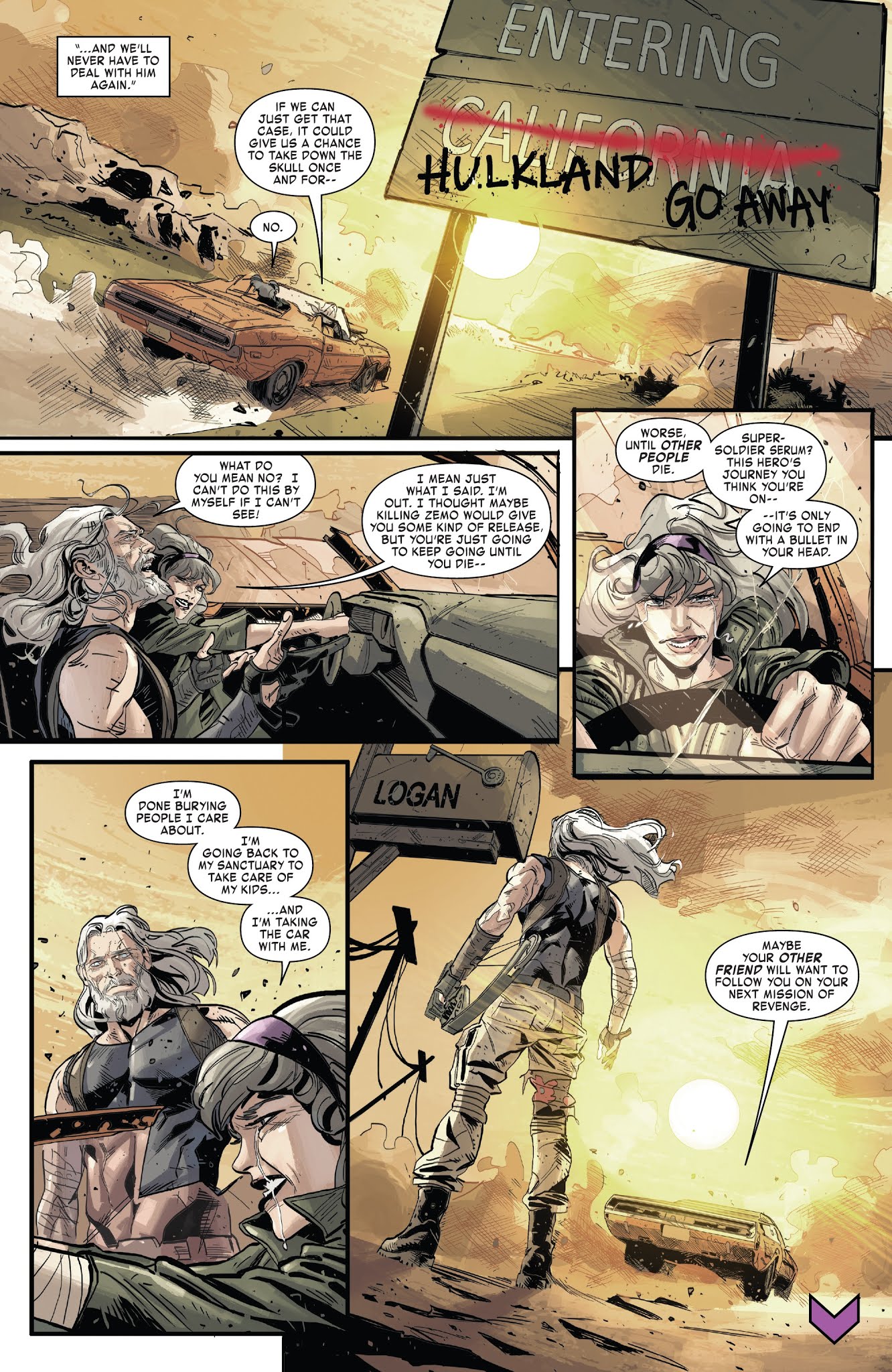 Read online Old Man Hawkeye comic -  Issue #12 - 22