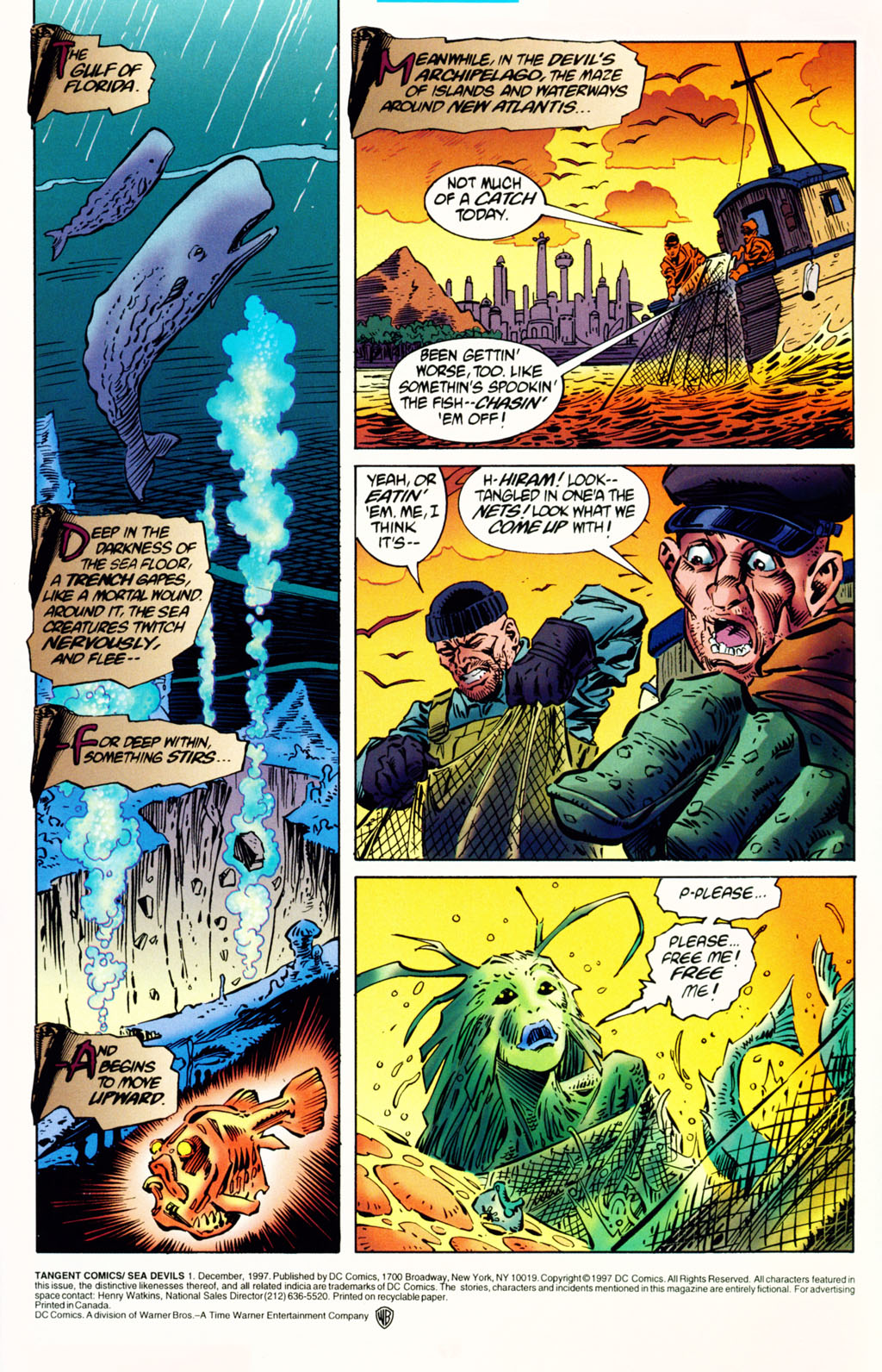 Read online Tangent Comics/ Sea Devils comic -  Issue # Full - 3