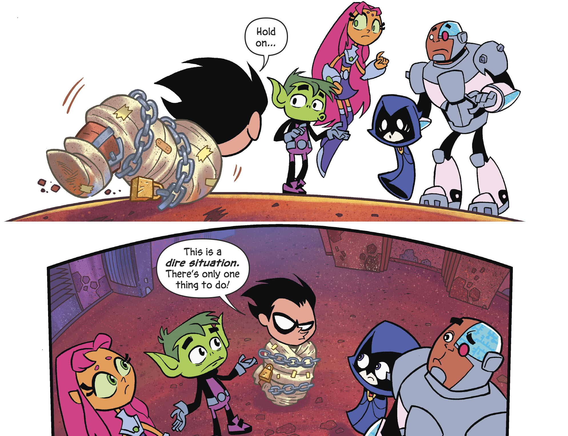 Read online Teen Titans Go! To Camp comic -  Issue #3 - 21