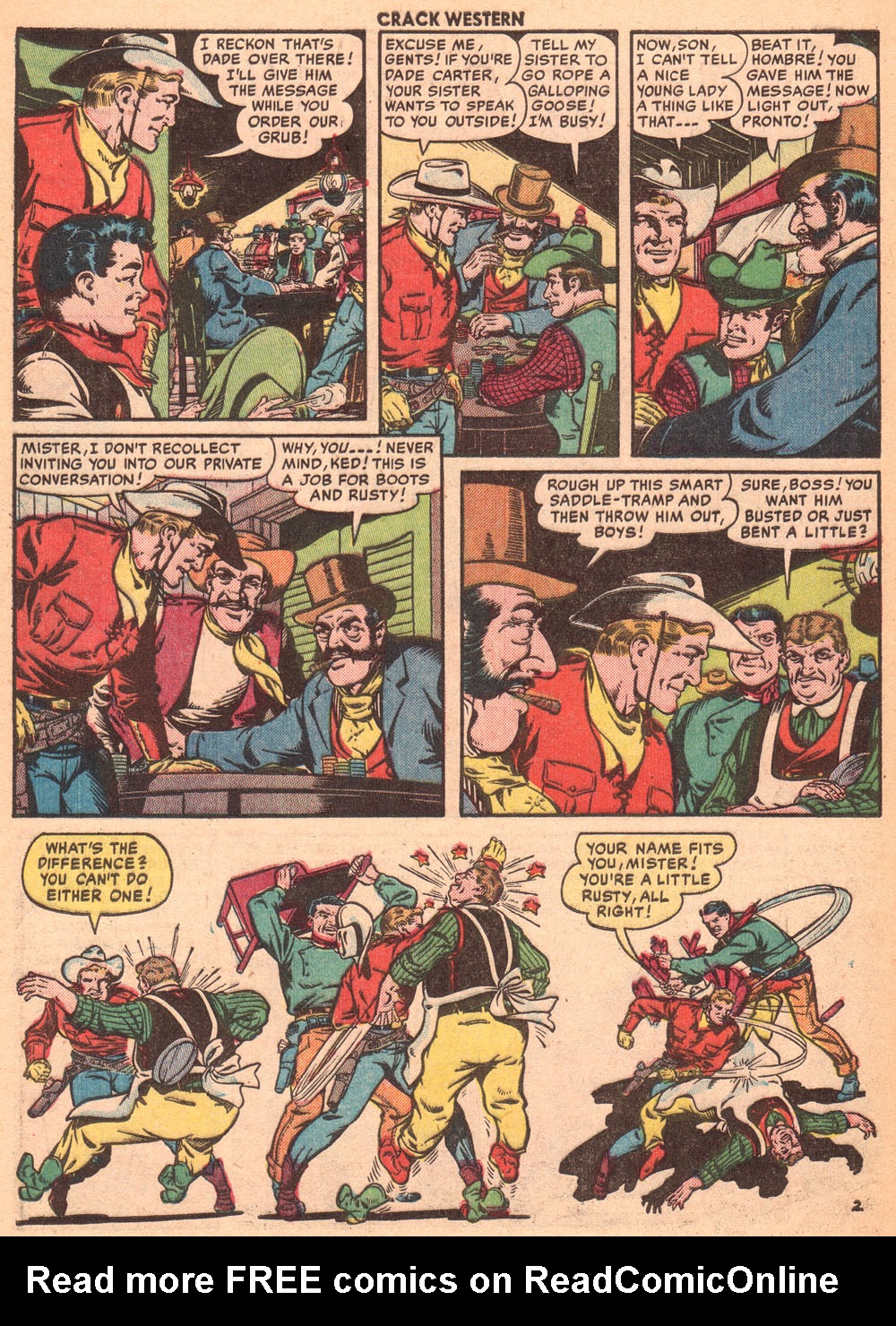 Read online Crack Western comic -  Issue #72 - 45