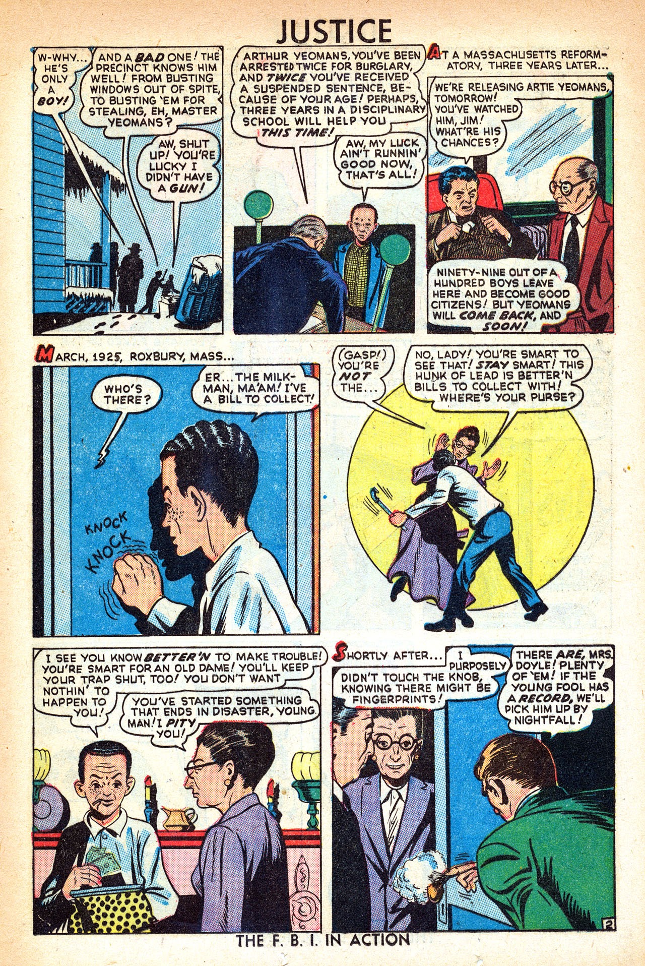 Read online Justice Comics (1947) comic -  Issue #3 - 25