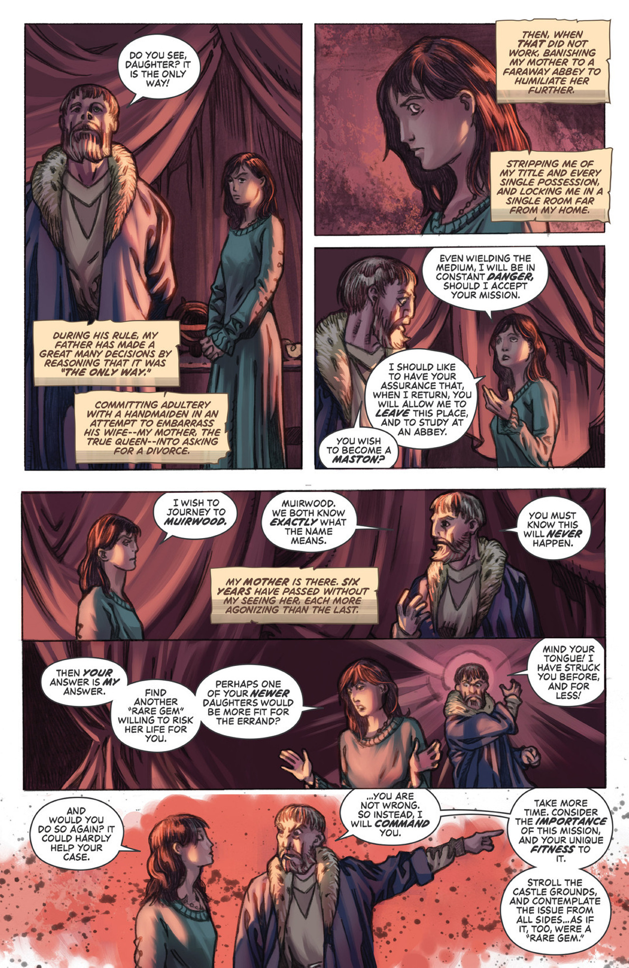Read online Muirwood: The Lost Abbey comic -  Issue #1 - 10