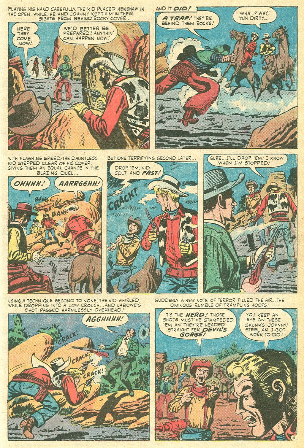 Read online Kid Colt Outlaw comic -  Issue #156 - 21