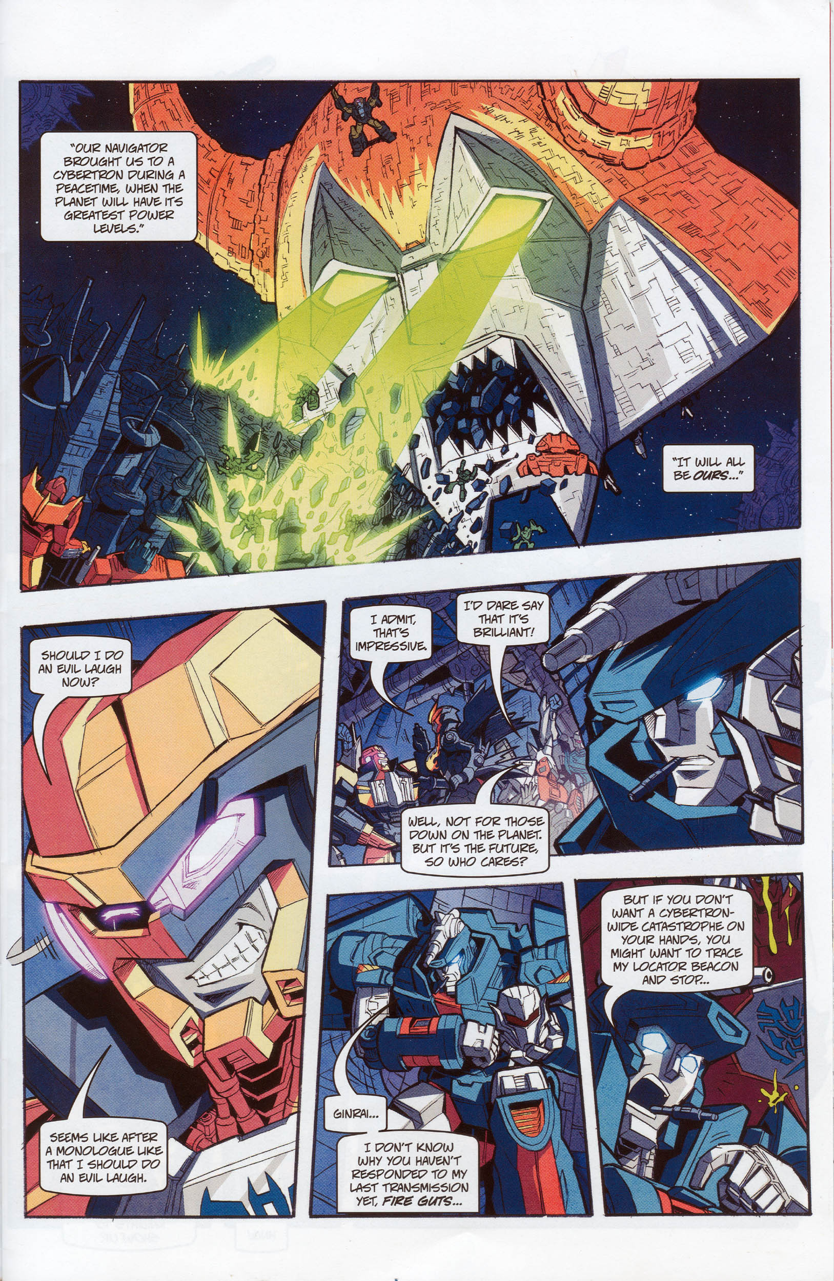 Read online Transformers: Timelines comic -  Issue #10 - 13