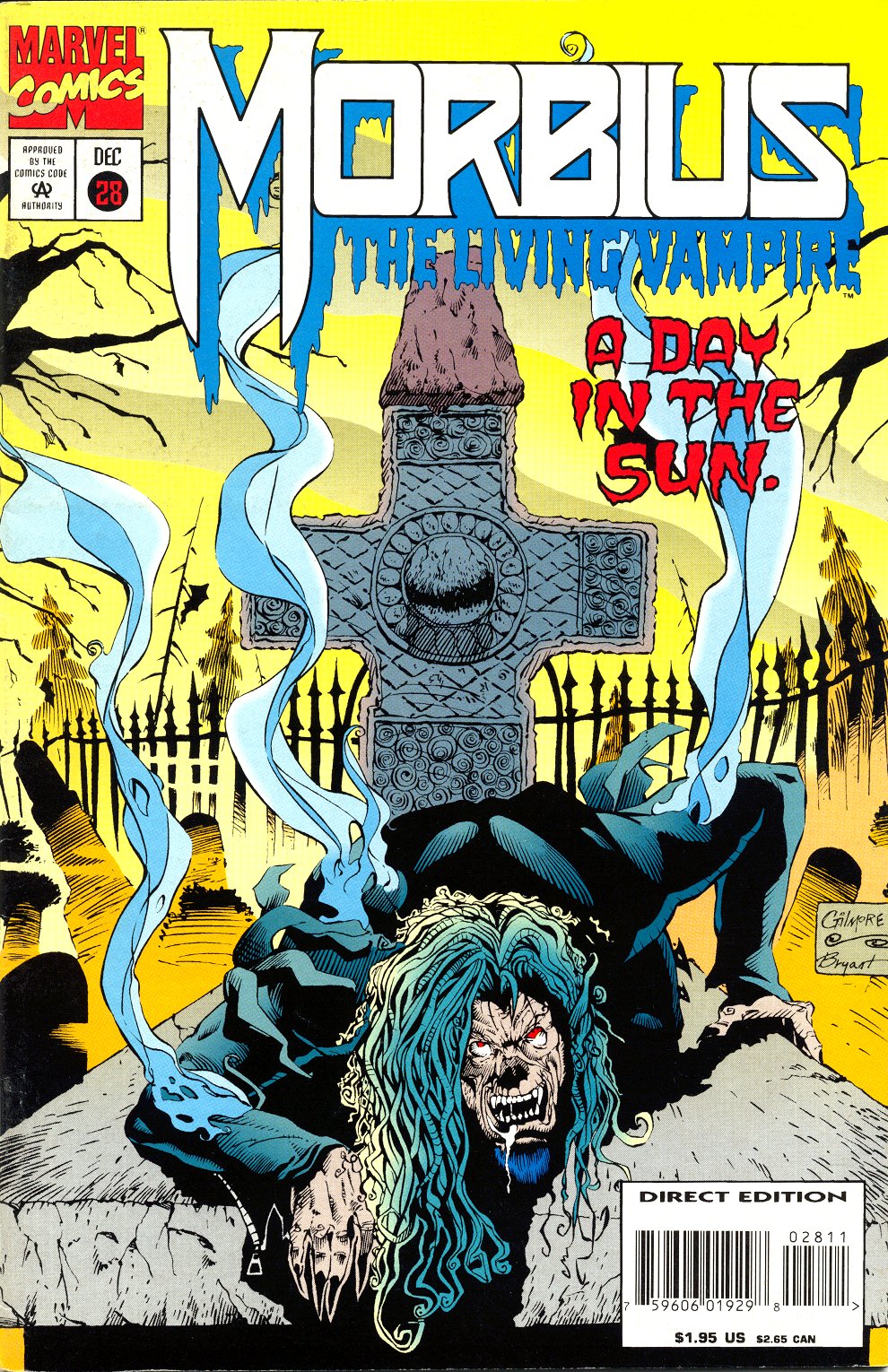 Read online Morbius: The Living Vampire (1992) comic -  Issue #28 - 1