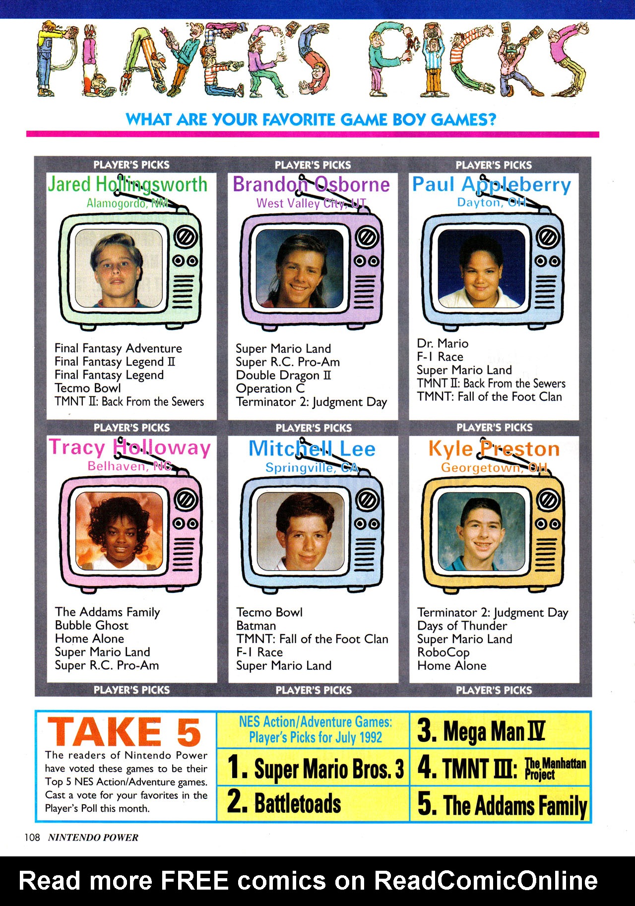 Read online Nintendo Power comic -  Issue #38 - 119