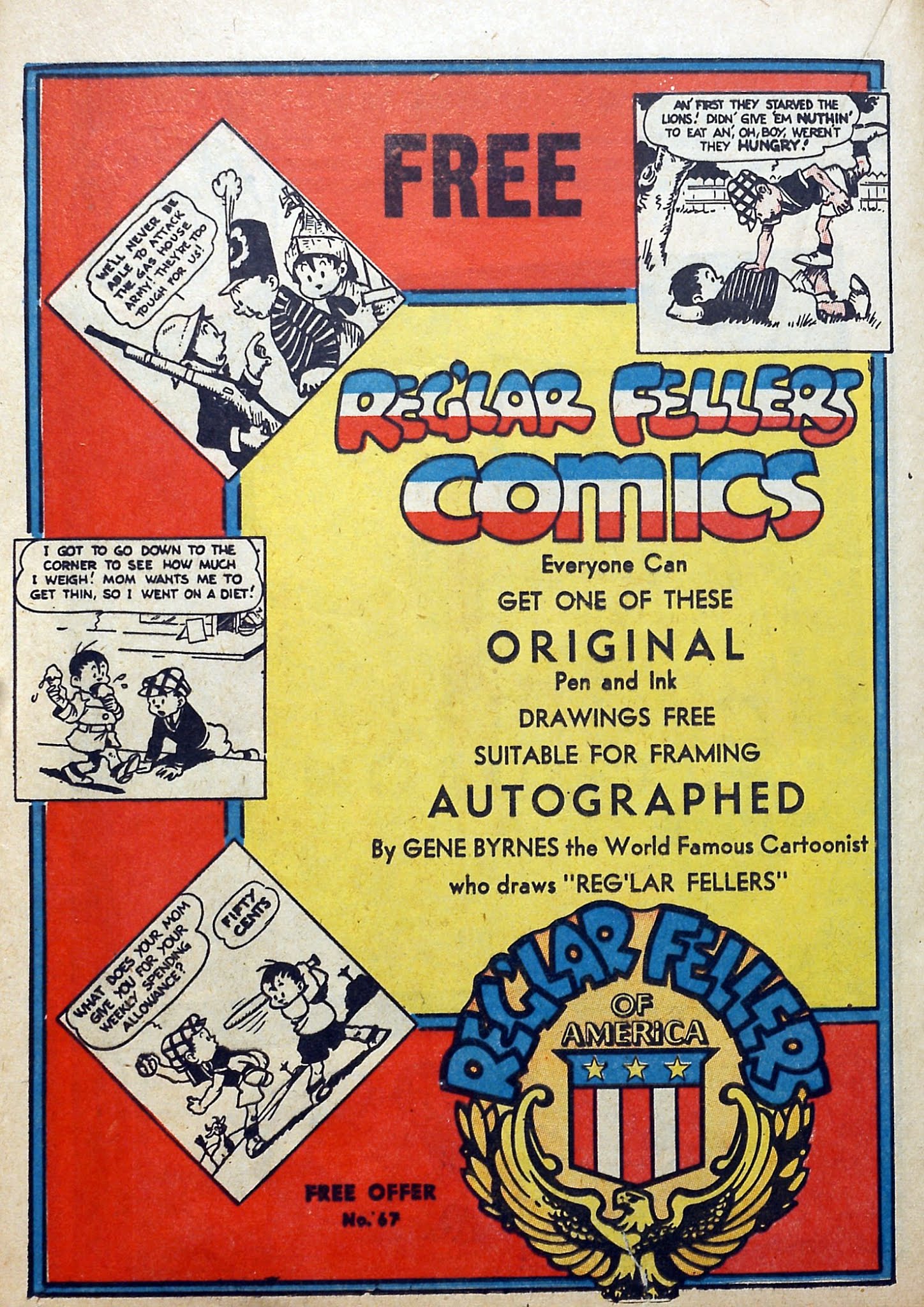 Read online Reg'lar Fellers Heroic Comics comic -  Issue #12 - 44