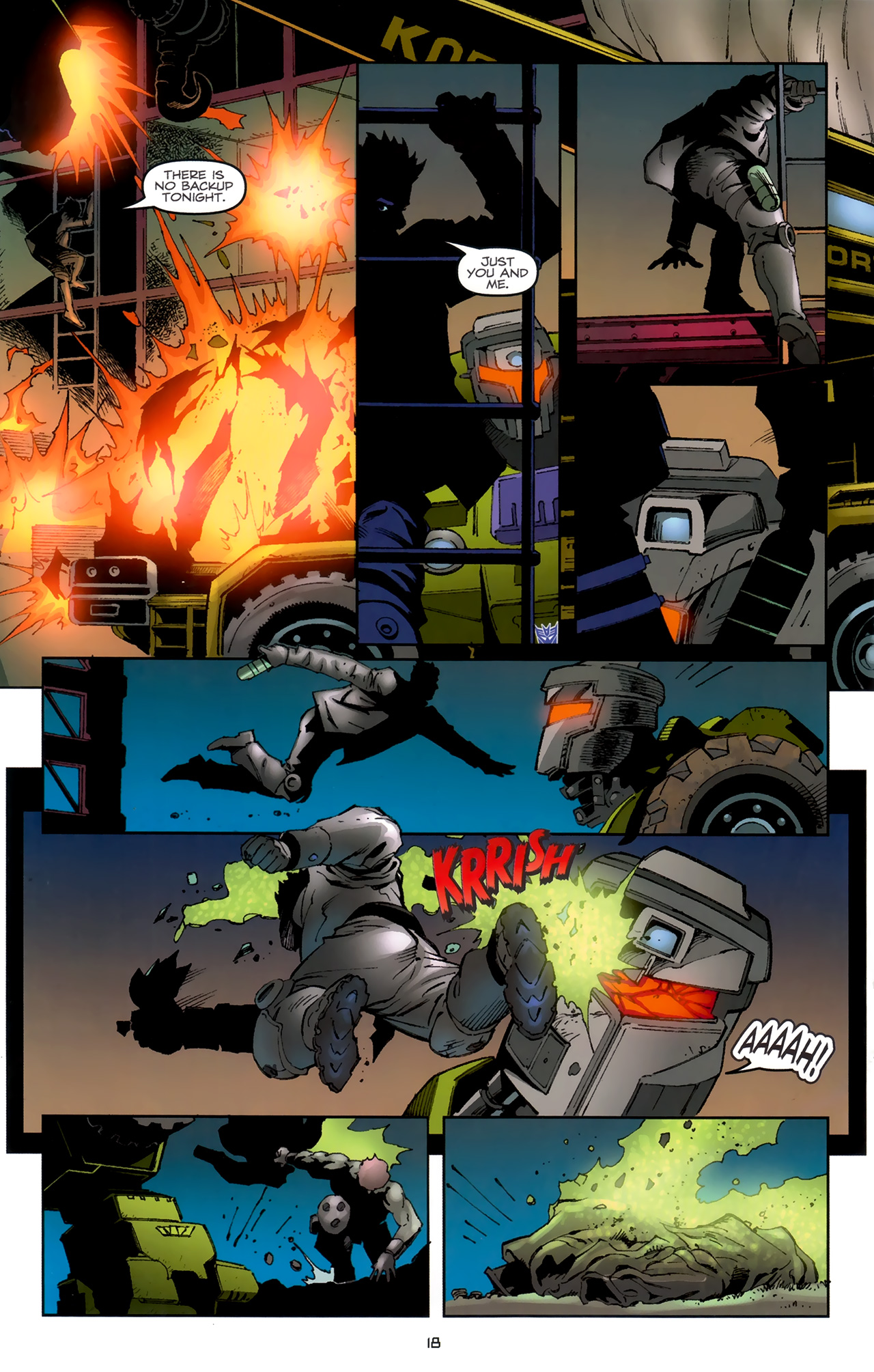 Read online The Transformers (2009) comic -  Issue #8 - 21