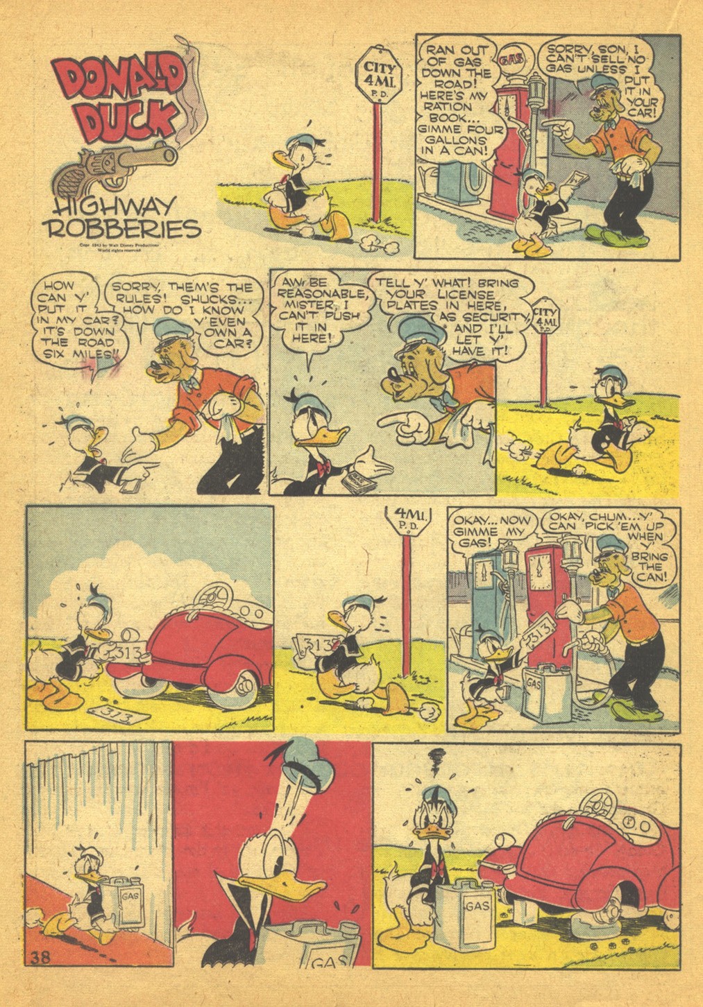 Read online Walt Disney's Comics and Stories comic -  Issue #37 - 40
