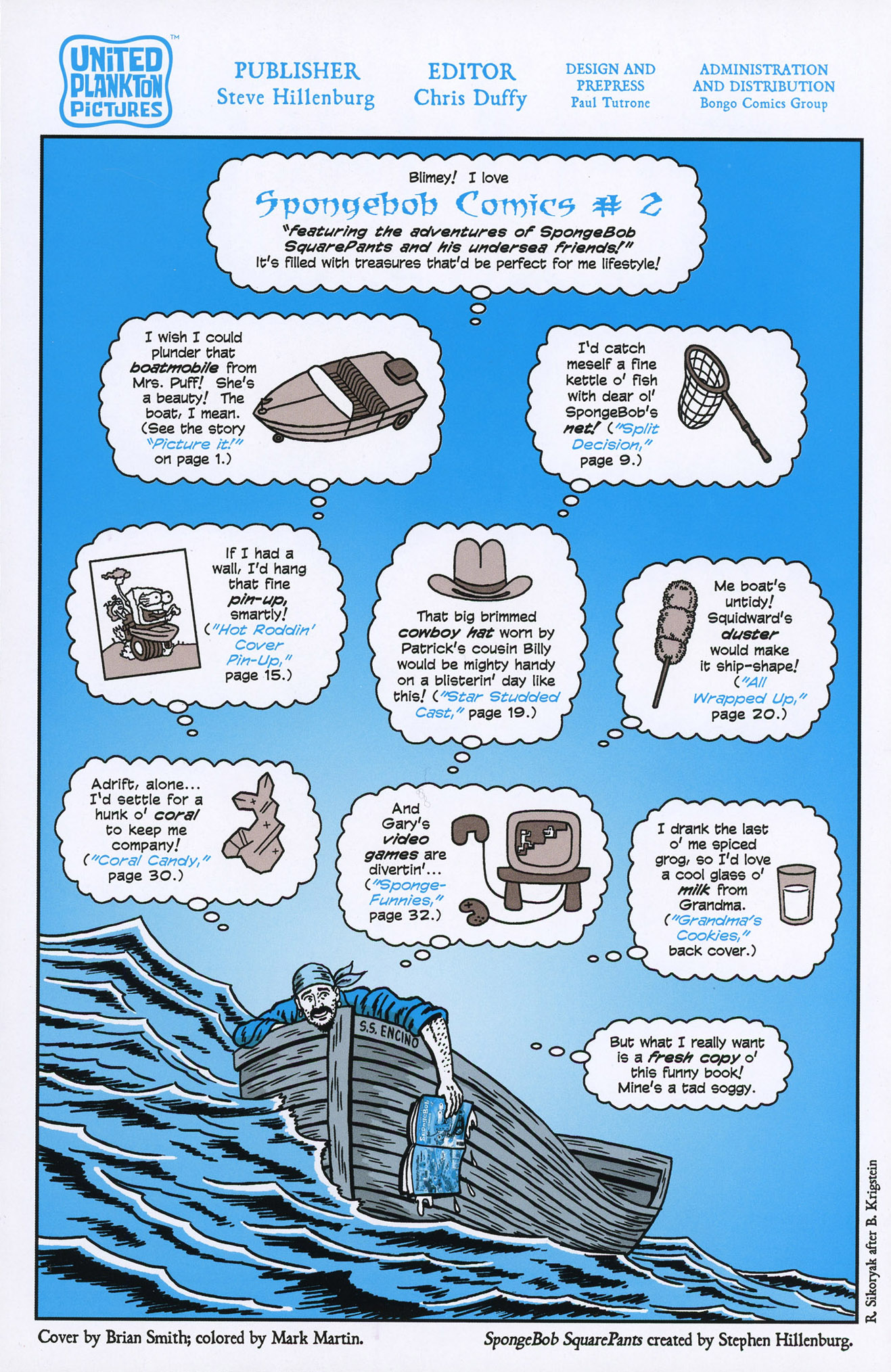Read online SpongeBob Comics comic -  Issue #2 - 2