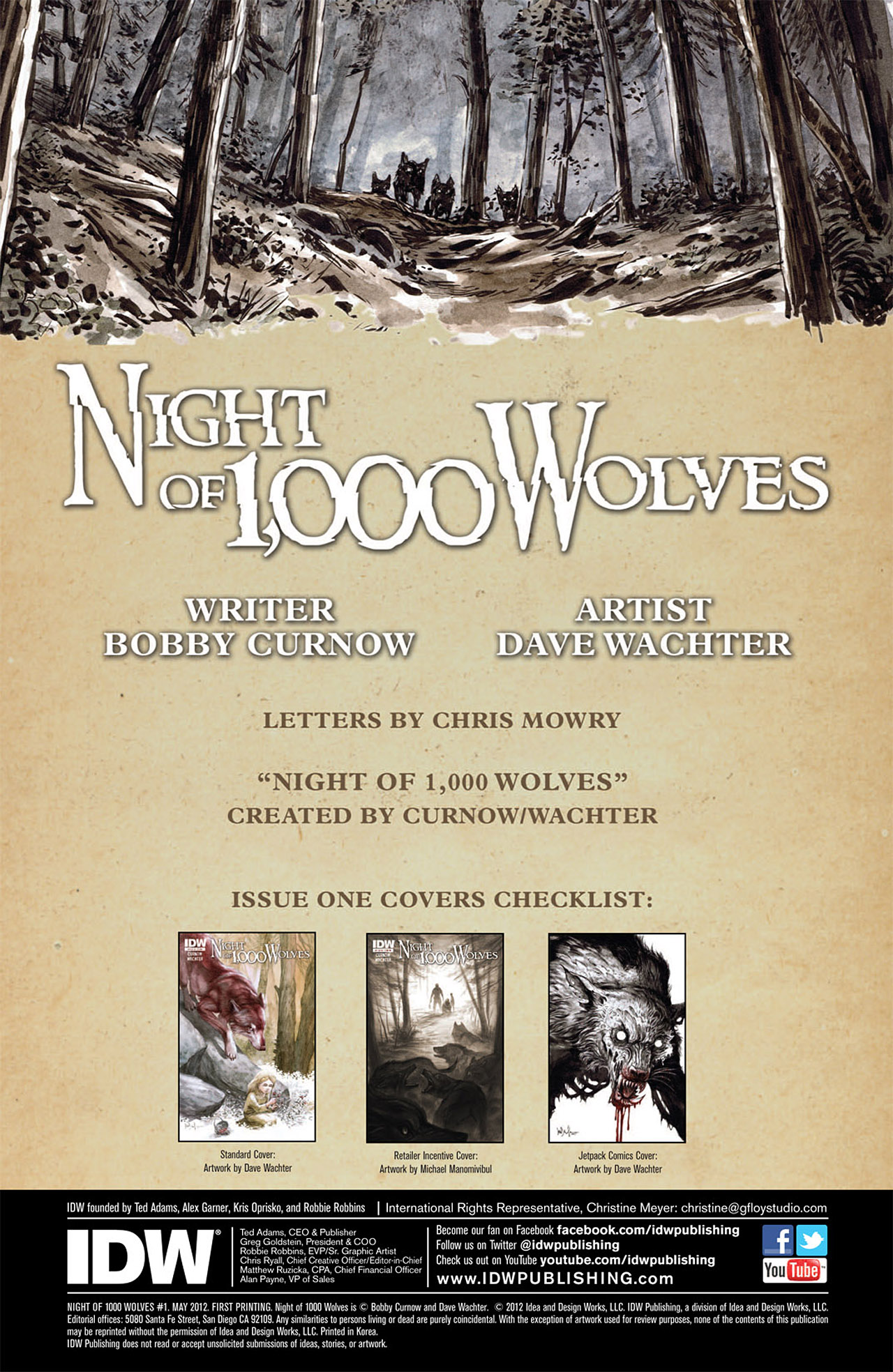 Read online Night of 1000 Wolves comic -  Issue #1 - 2