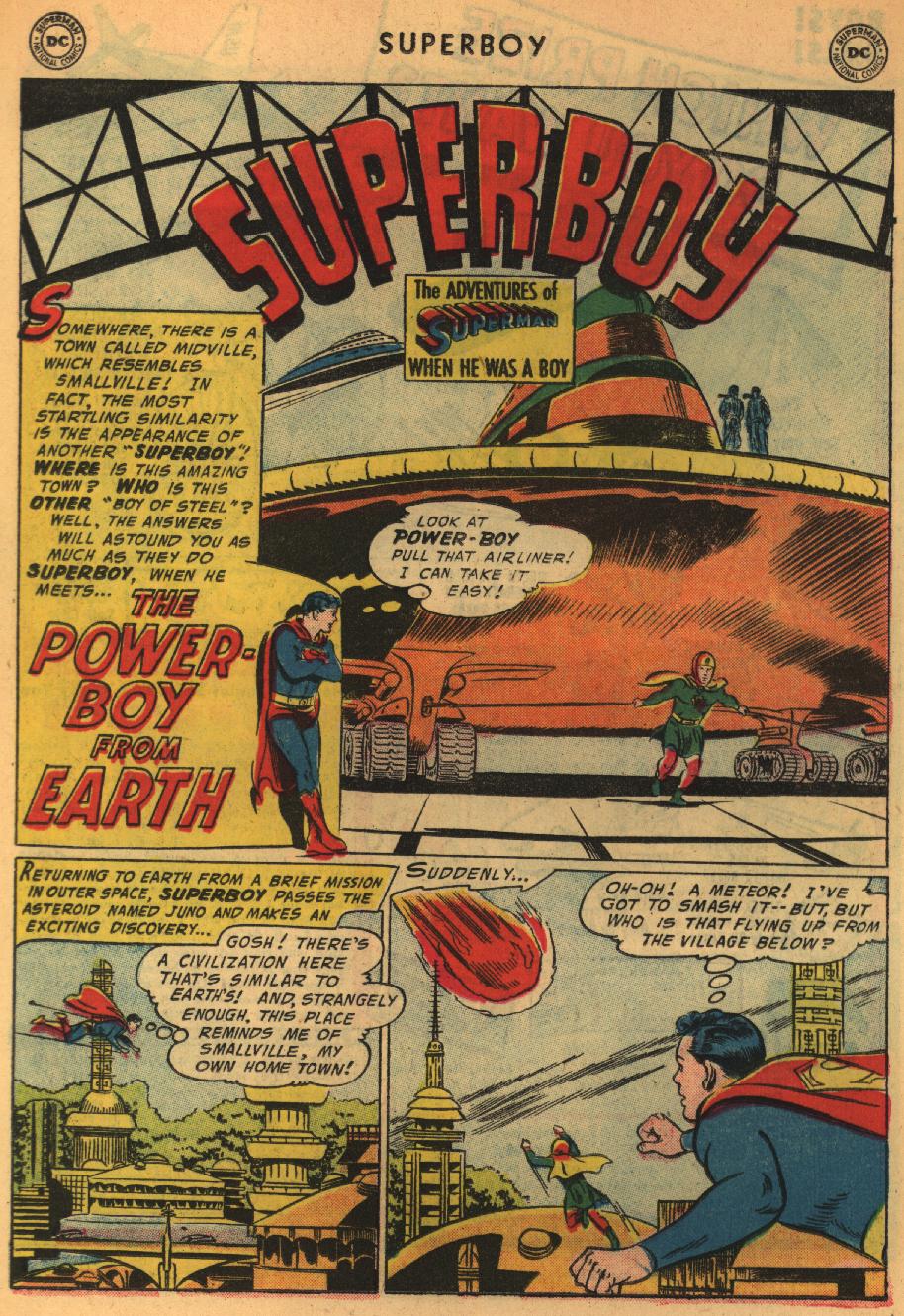 Read online Superboy (1949) comic -  Issue #52 - 10