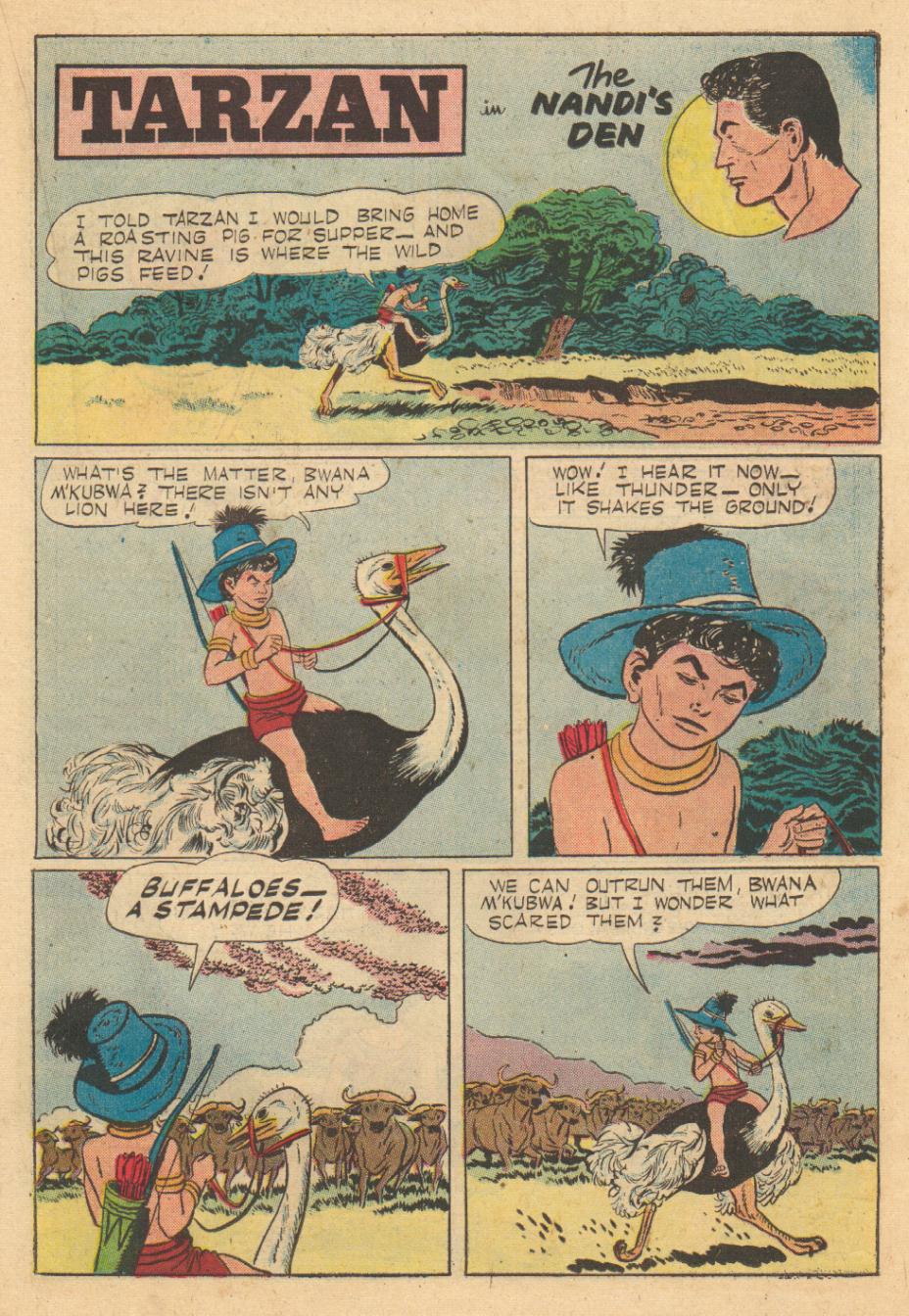 Read online Tarzan (1948) comic -  Issue #82 - 19