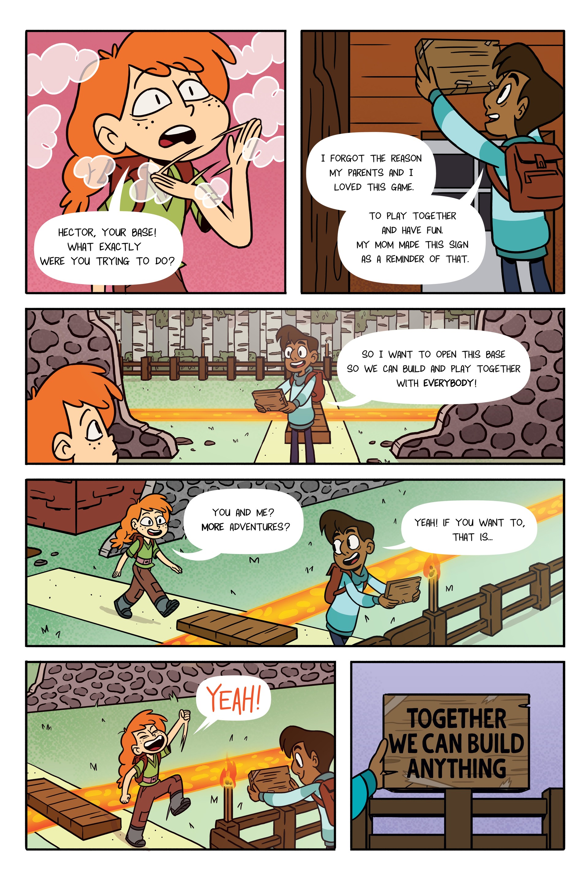 Read online Minecraft: Open World – Into the Nether comic -  Issue # TPB - 77