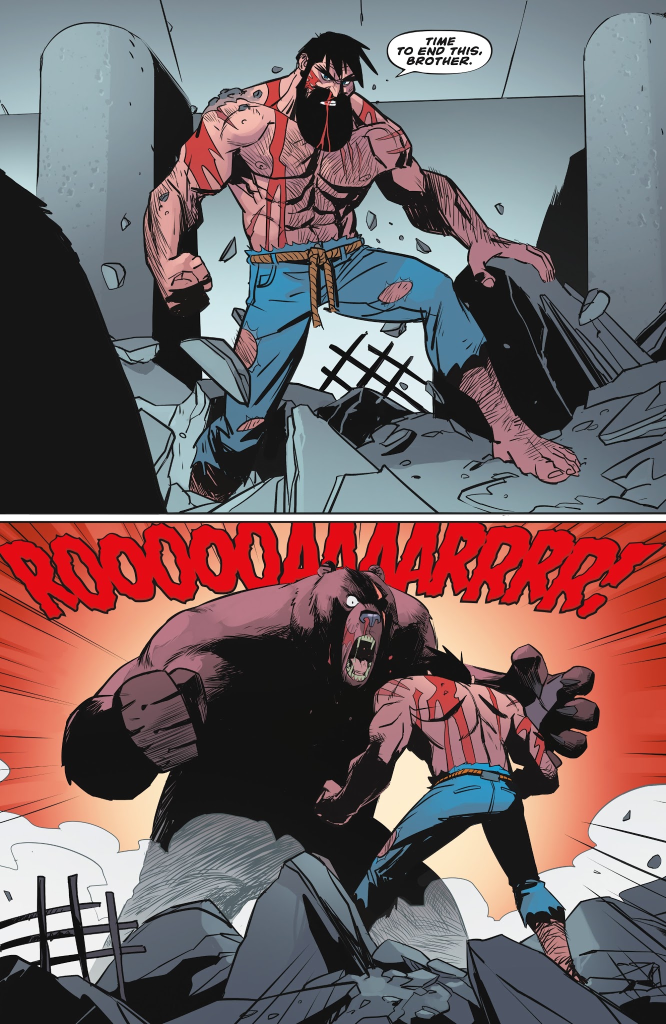 Read online Shirtless Bear-Fighter! comic -  Issue #5 - 15