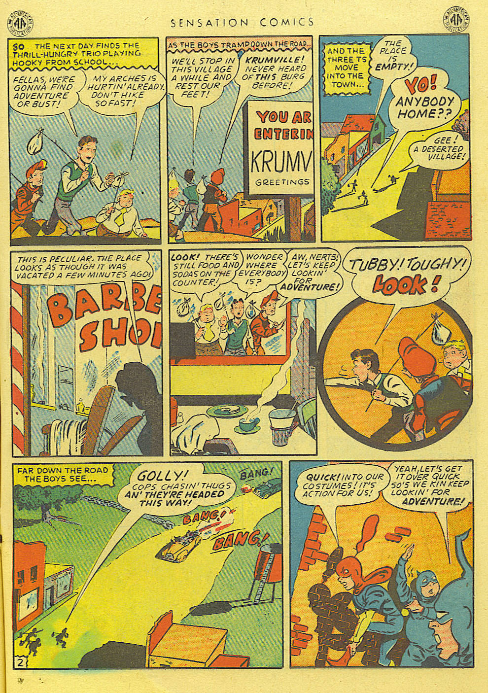 Read online Sensation (Mystery) Comics comic -  Issue #39 - 23