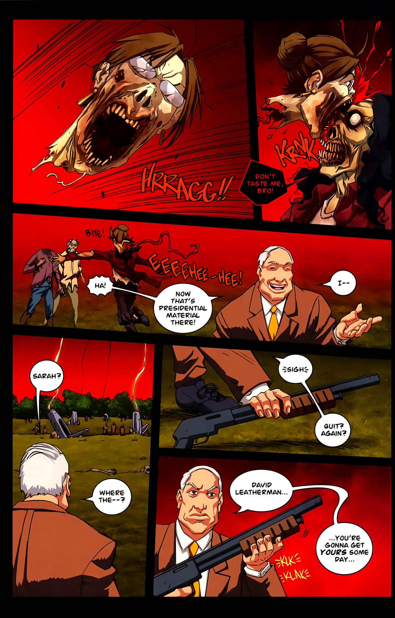 Read online President Evil comic -  Issue #2 - 21