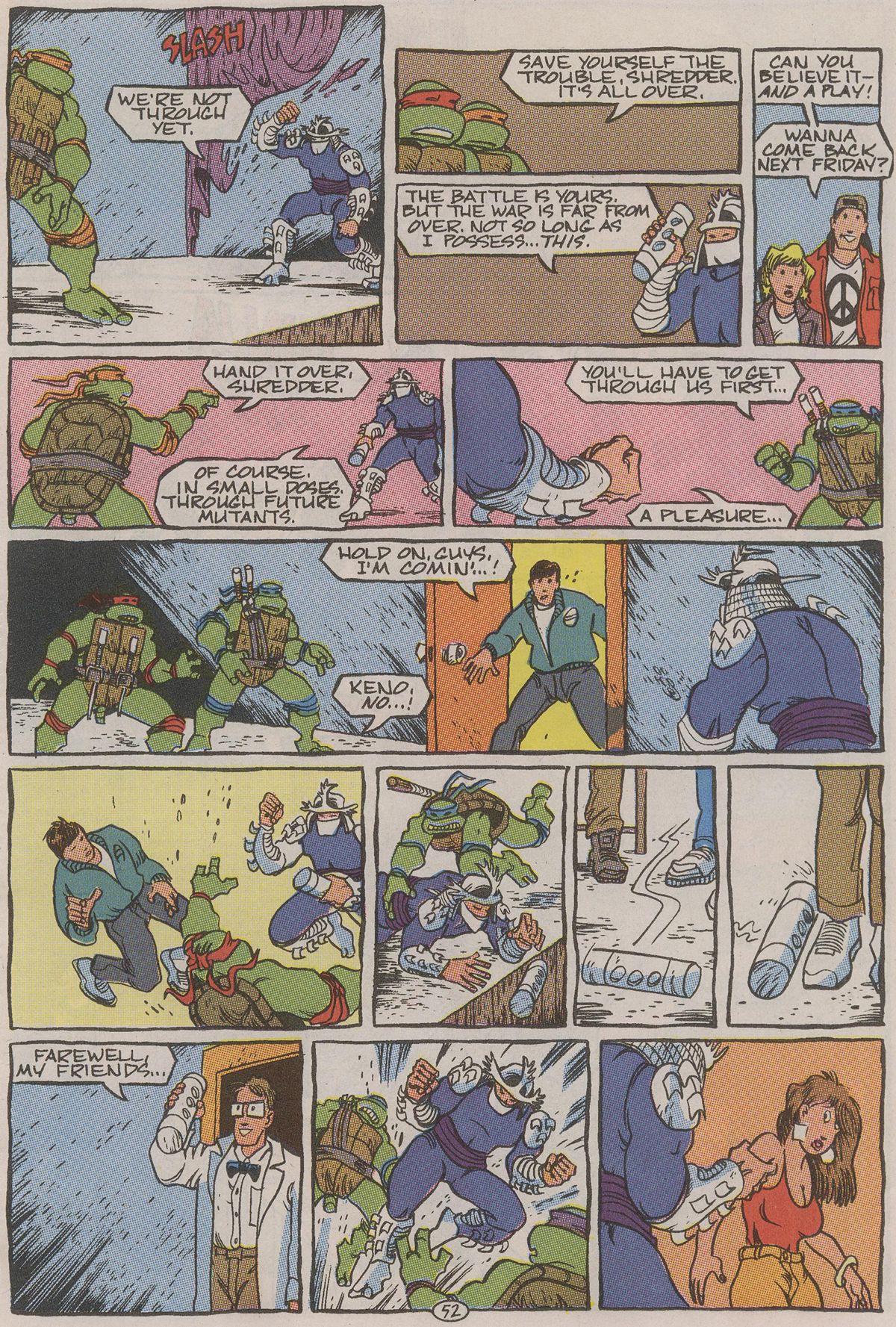 Read online Teenage Mutant Ninja Turtles II: The Secret of the Ooze Official Movie Adaptation comic -  Issue # Full - 53