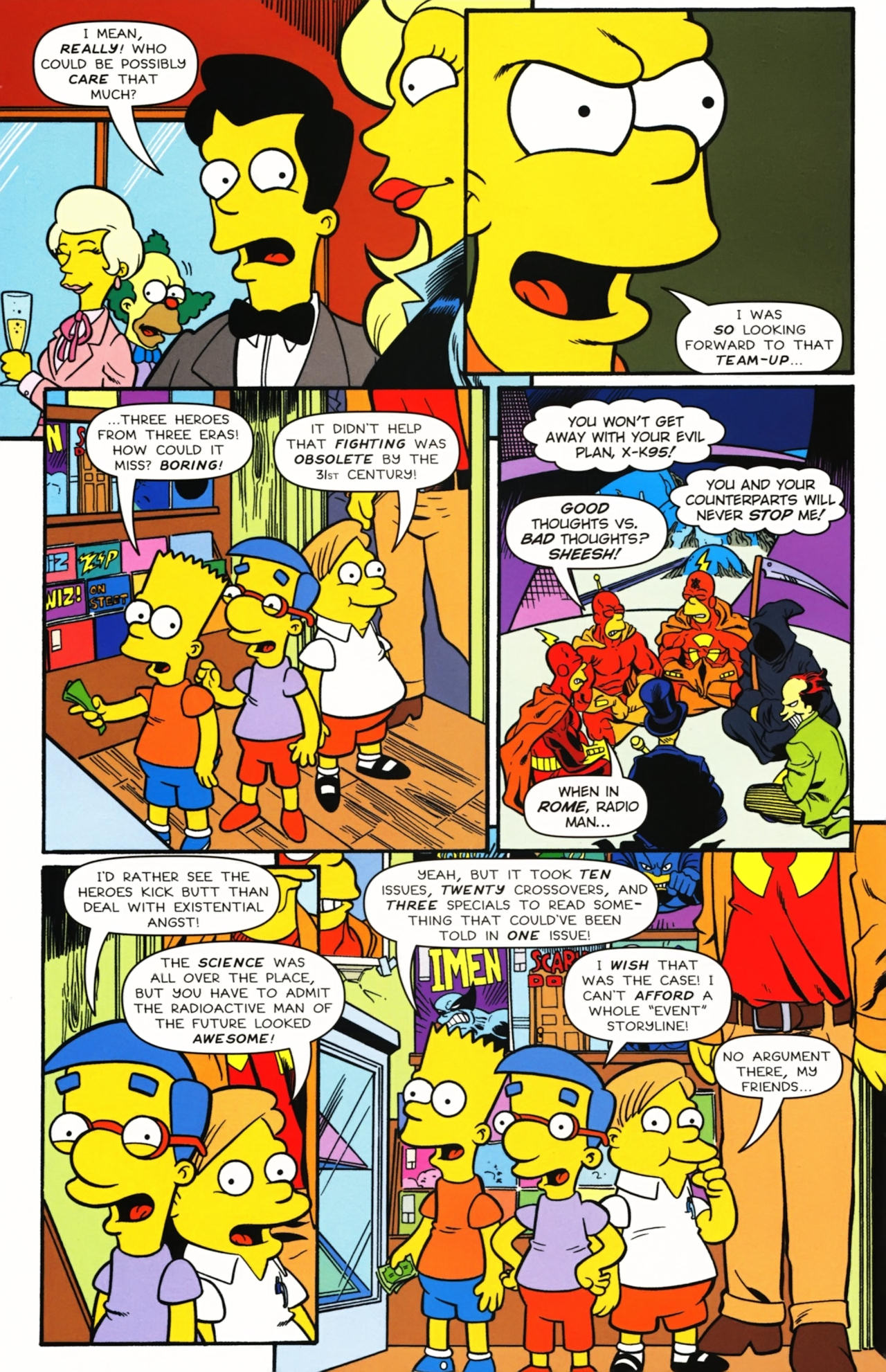 Read online Bongo Comics Presents Simpsons Super Spectacular comic -  Issue #9 - 12