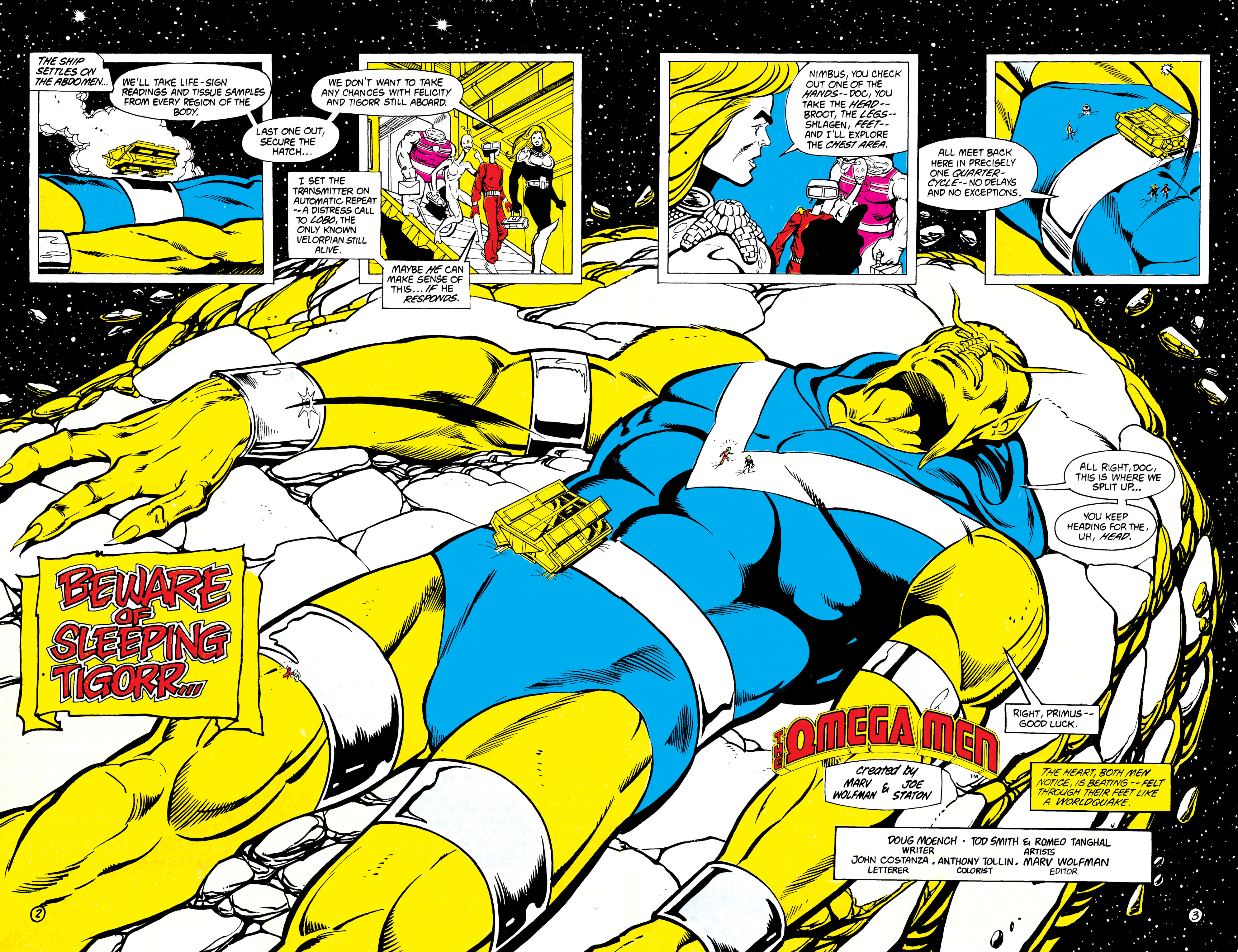 Read online The Omega Men (1983) comic -  Issue #19 - 3