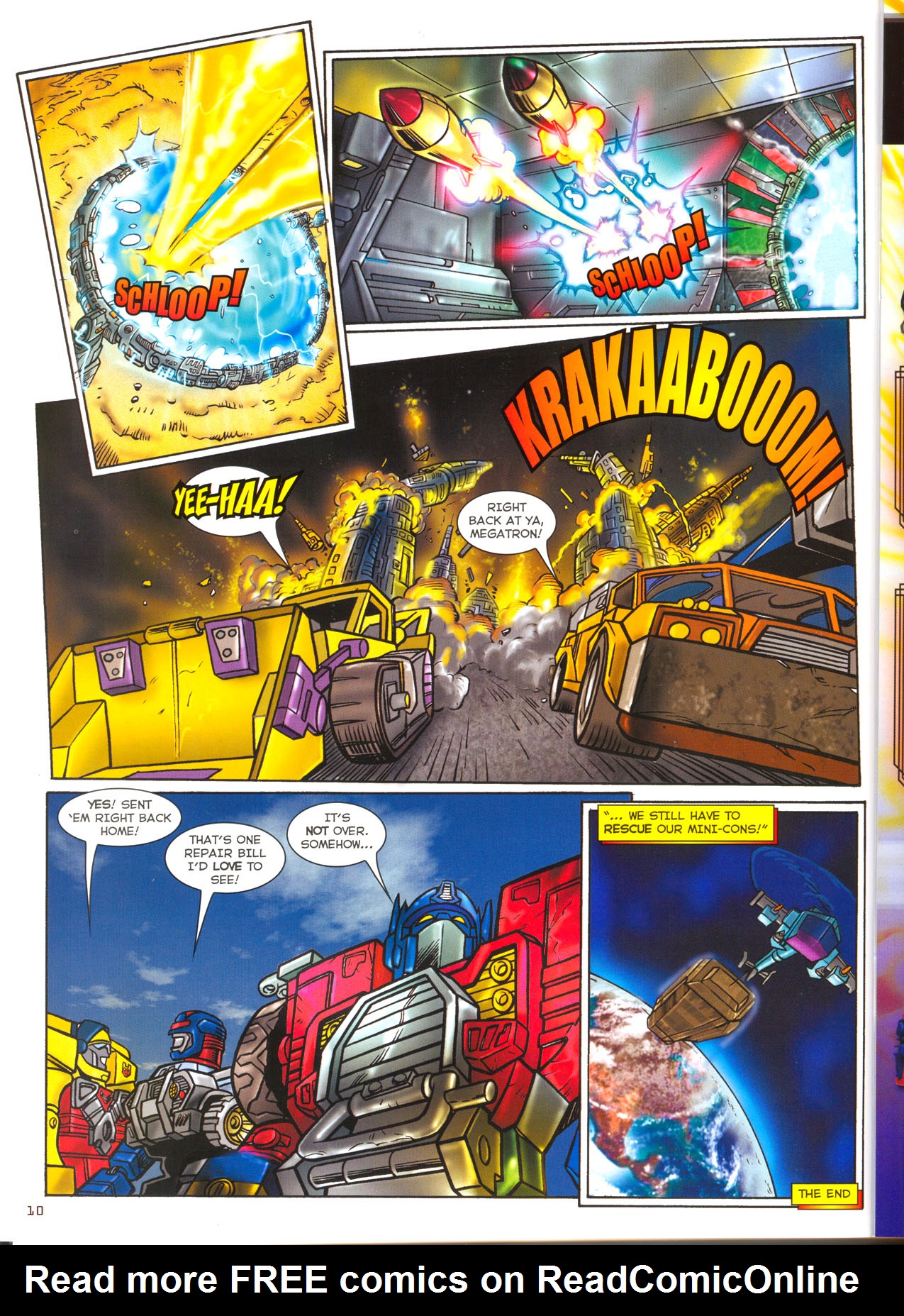 Read online Transformers: Armada (2003) comic -  Issue #8 - 9