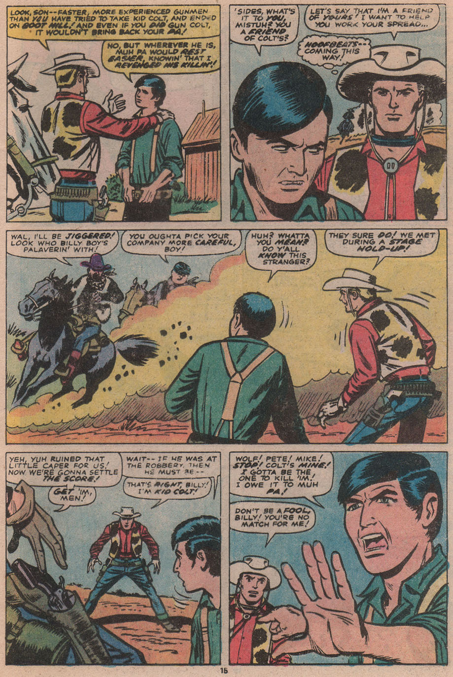 Read online Kid Colt Outlaw comic -  Issue #222 - 17