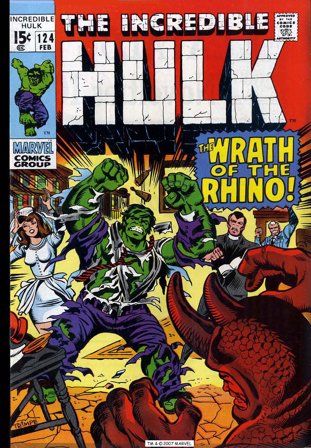Read online The Incredible Hulk (1968) comic -  Issue #124 - 1