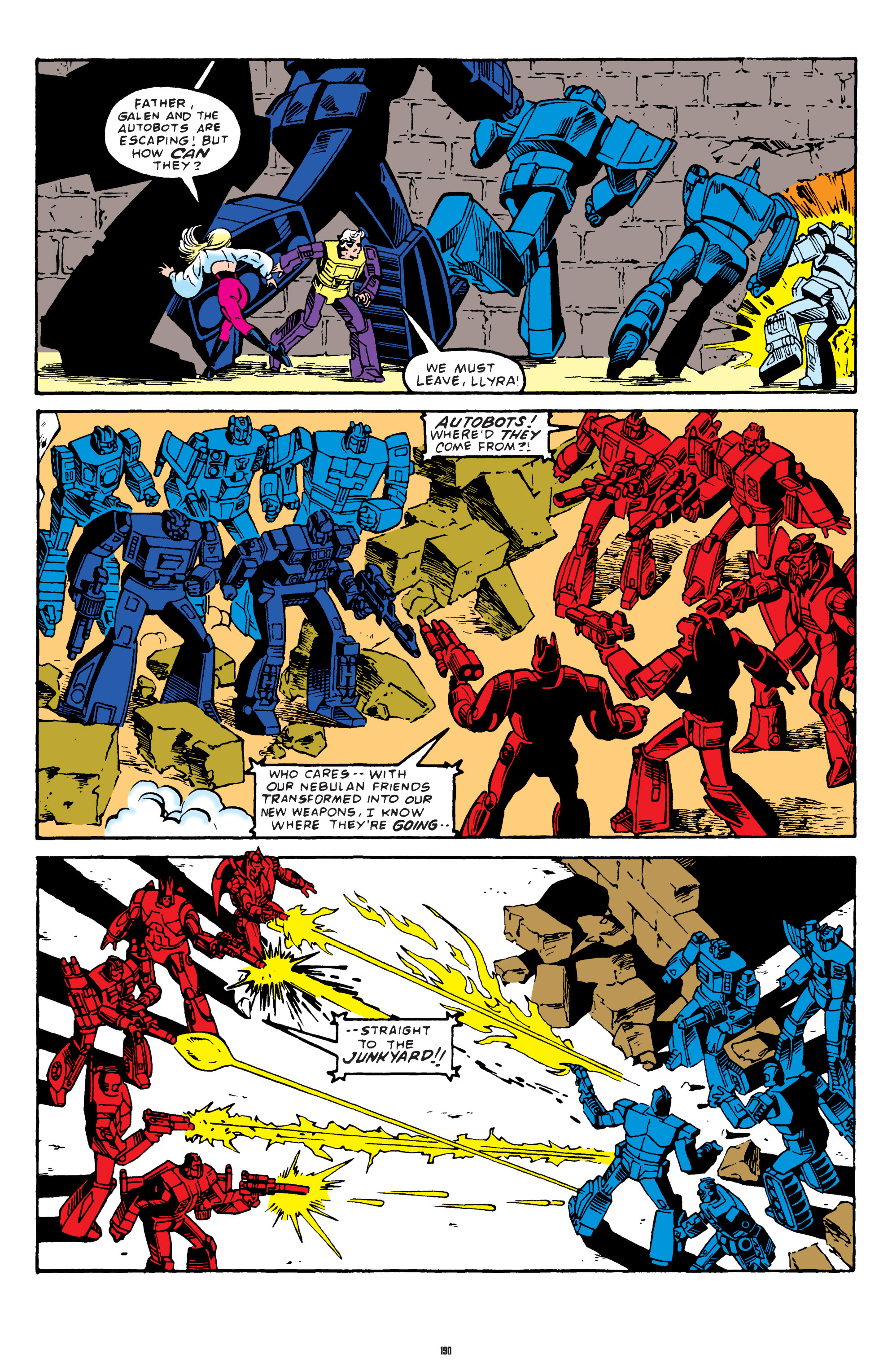 Read online The Transformers Classics comic -  Issue # TPB 7 - 189