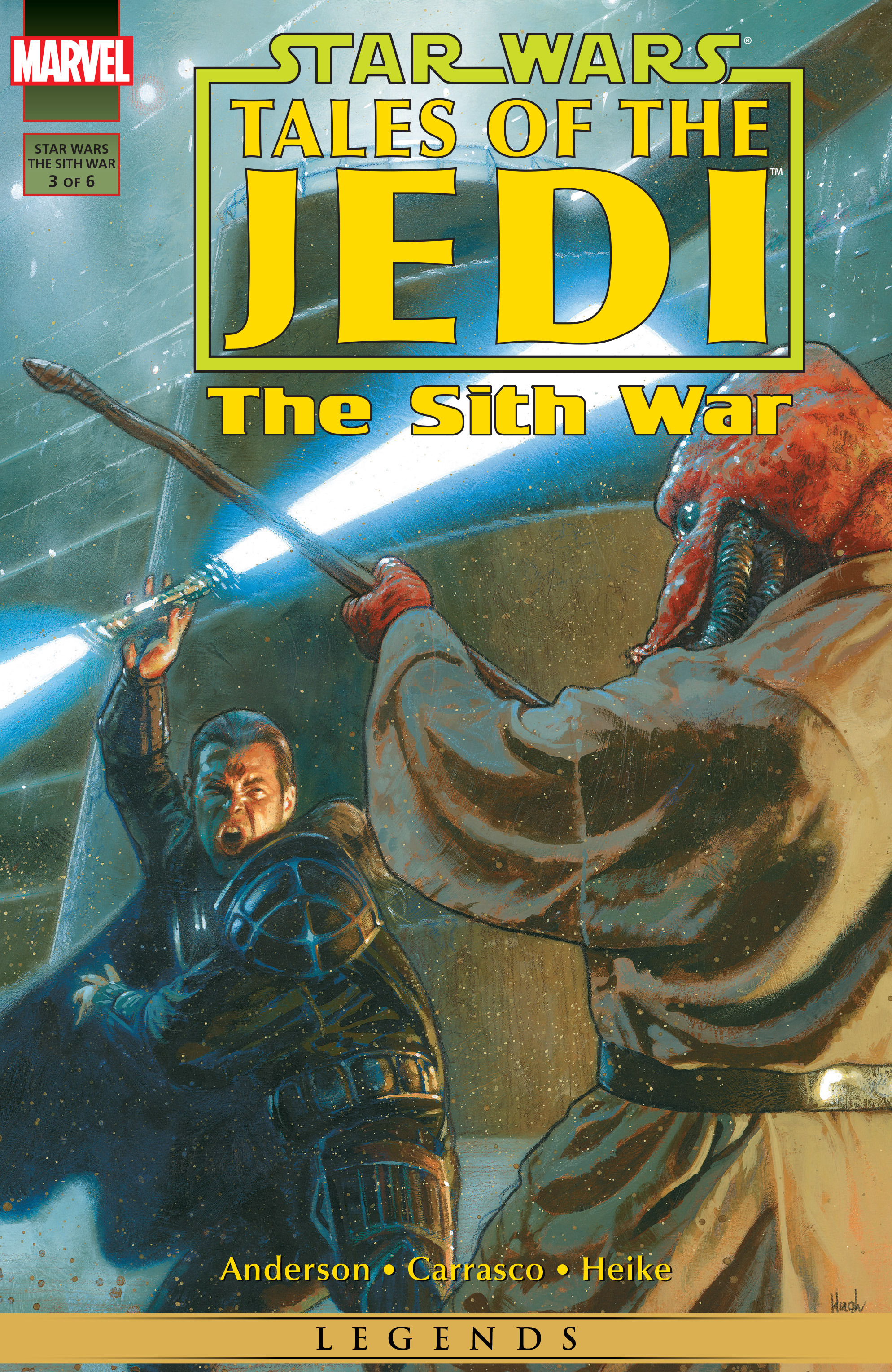 Read online Star Wars: Tales of the Jedi - The Sith War comic -  Issue #3 - 1