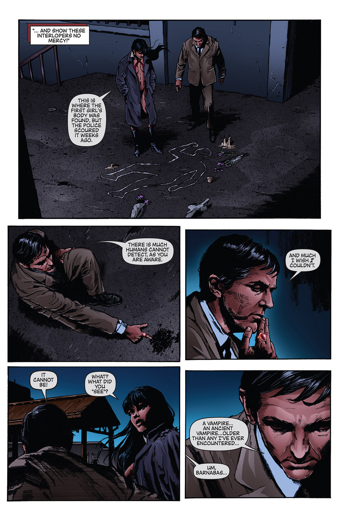 Read online Dark Shadows/Vampirella comic -  Issue #2 - 19