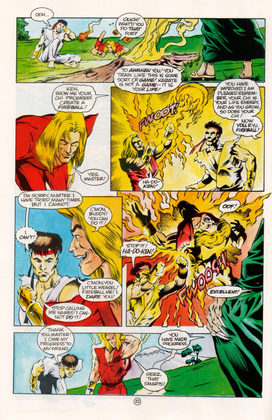 Read online Street Fighter (1991) comic -  Issue #2 - 23