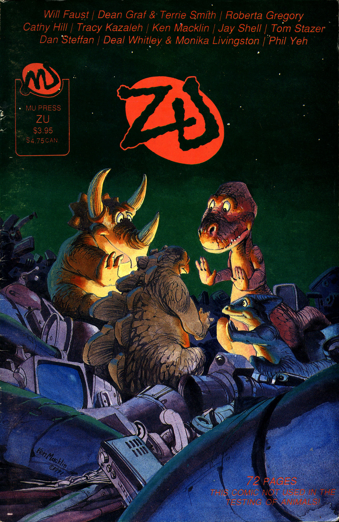 Read online ZU (1995) comic -  Issue #0 - 1