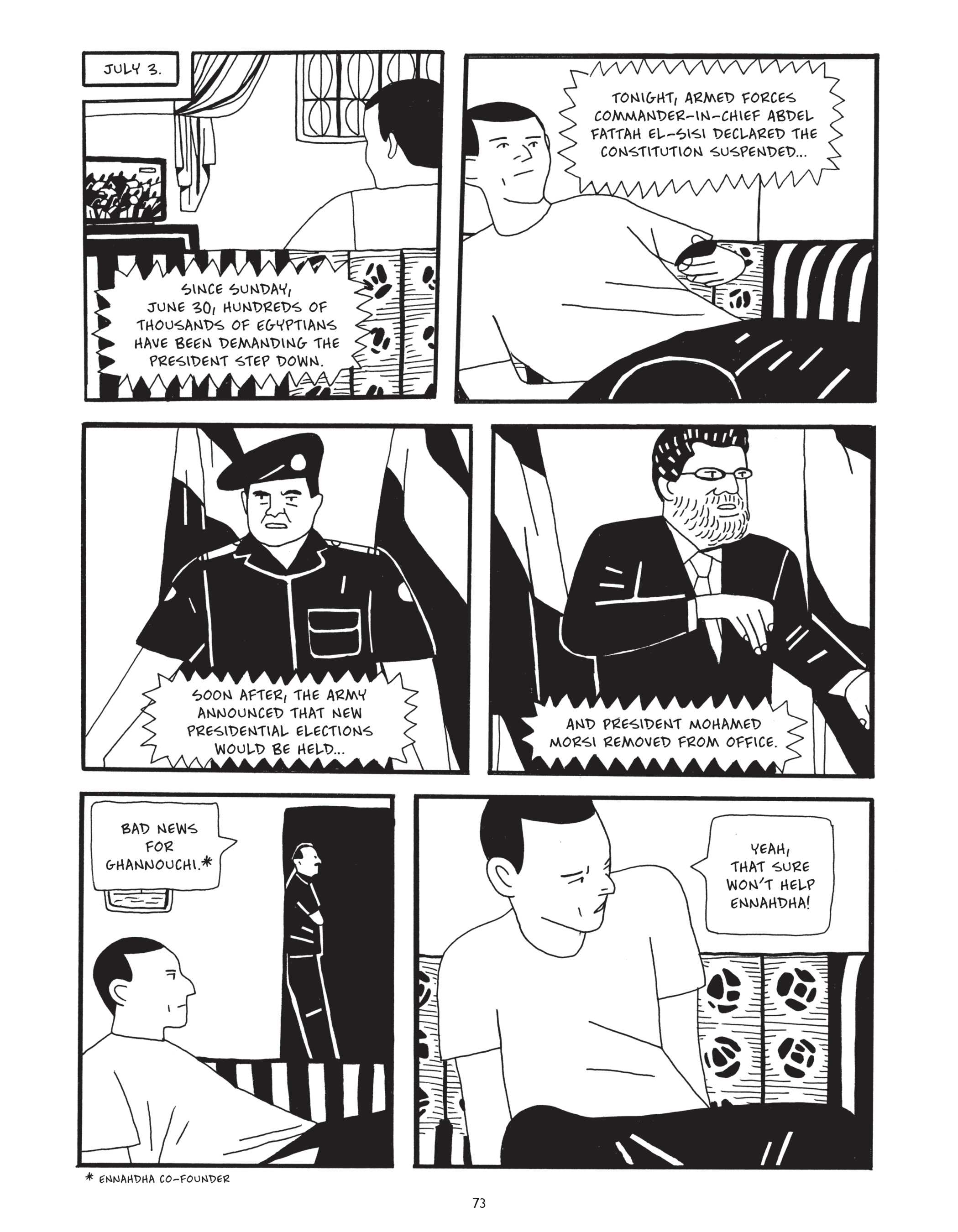 Read online After the Spring: A Story of Tunisian Youth comic -  Issue # TPB - 73
