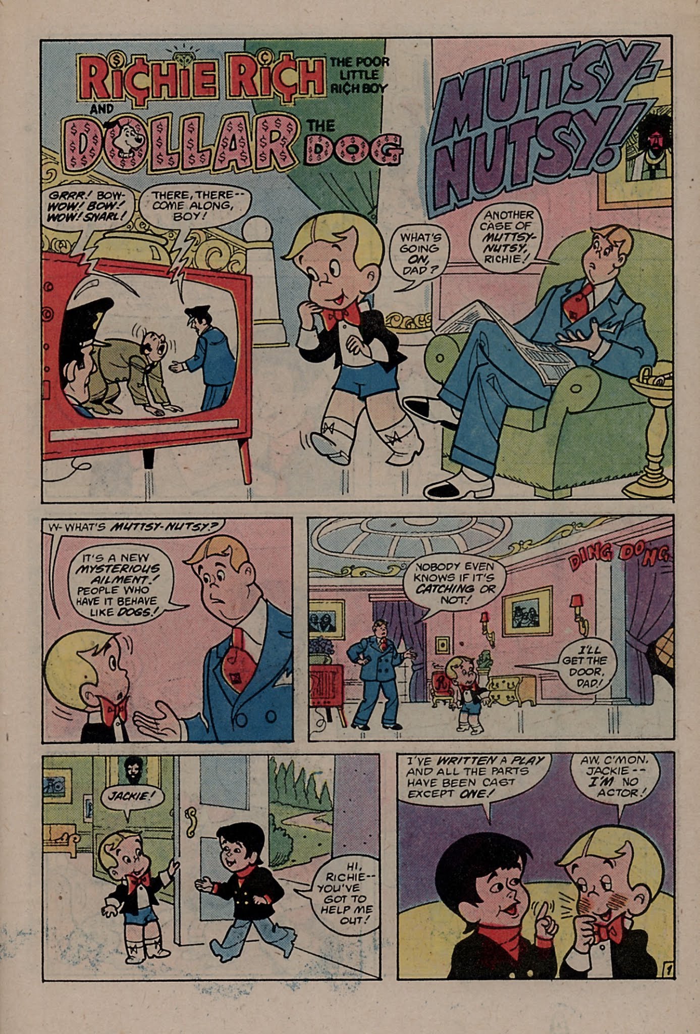 Read online Richie Rich & Dollar the Dog comic -  Issue #9 - 19