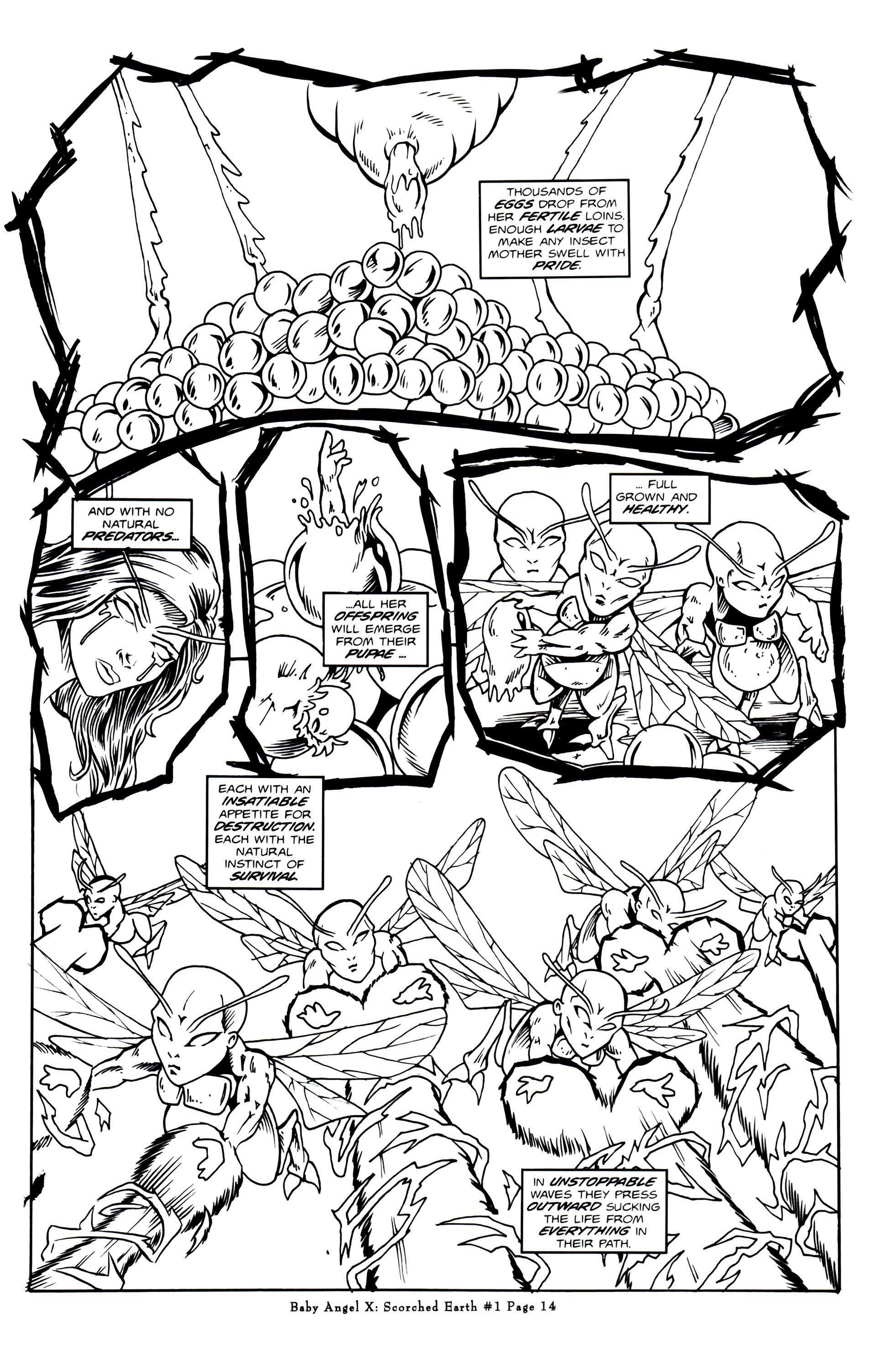 Read online Baby Angel X: Scorched Earth comic -  Issue #1 - 16