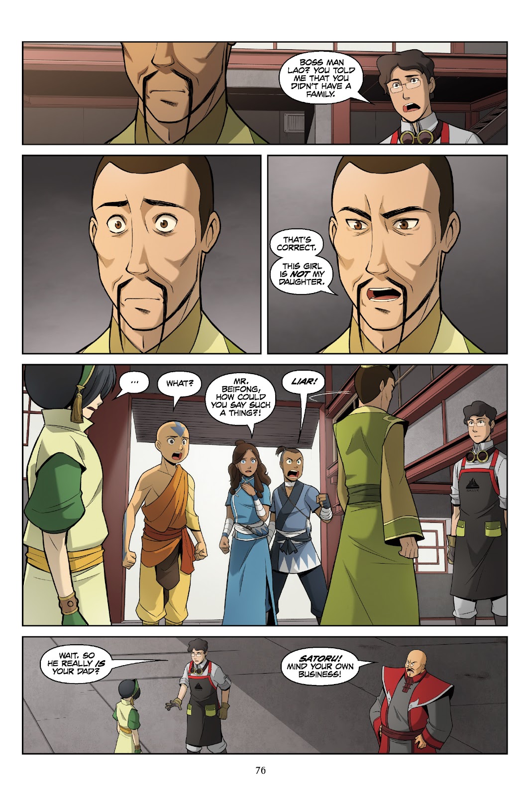 Nickelodeon Avatar: The Last Airbender - The Rift issue Omnibus (Part 1) - Page 76
