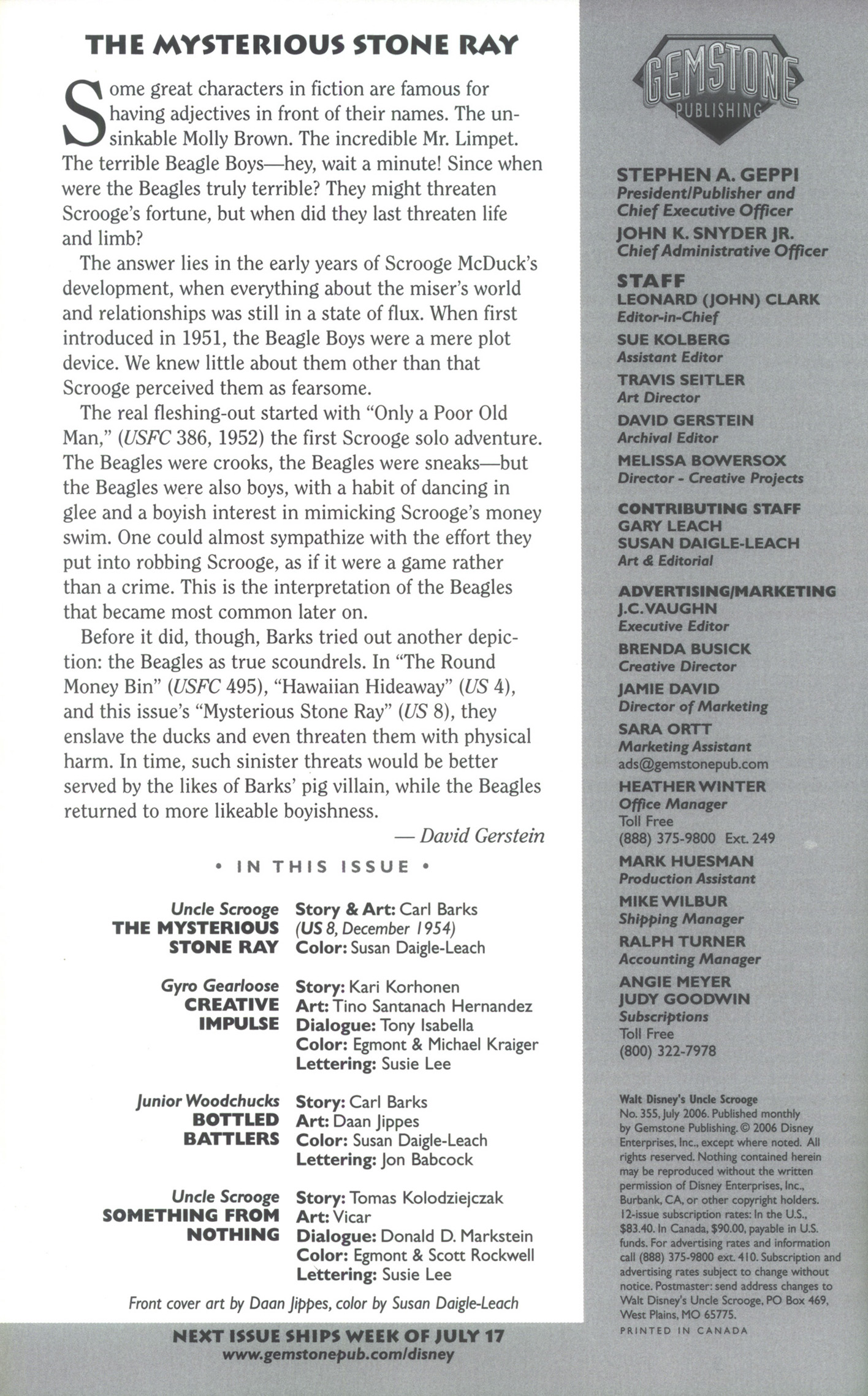 Read online Uncle Scrooge (1953) comic -  Issue #355 - 2