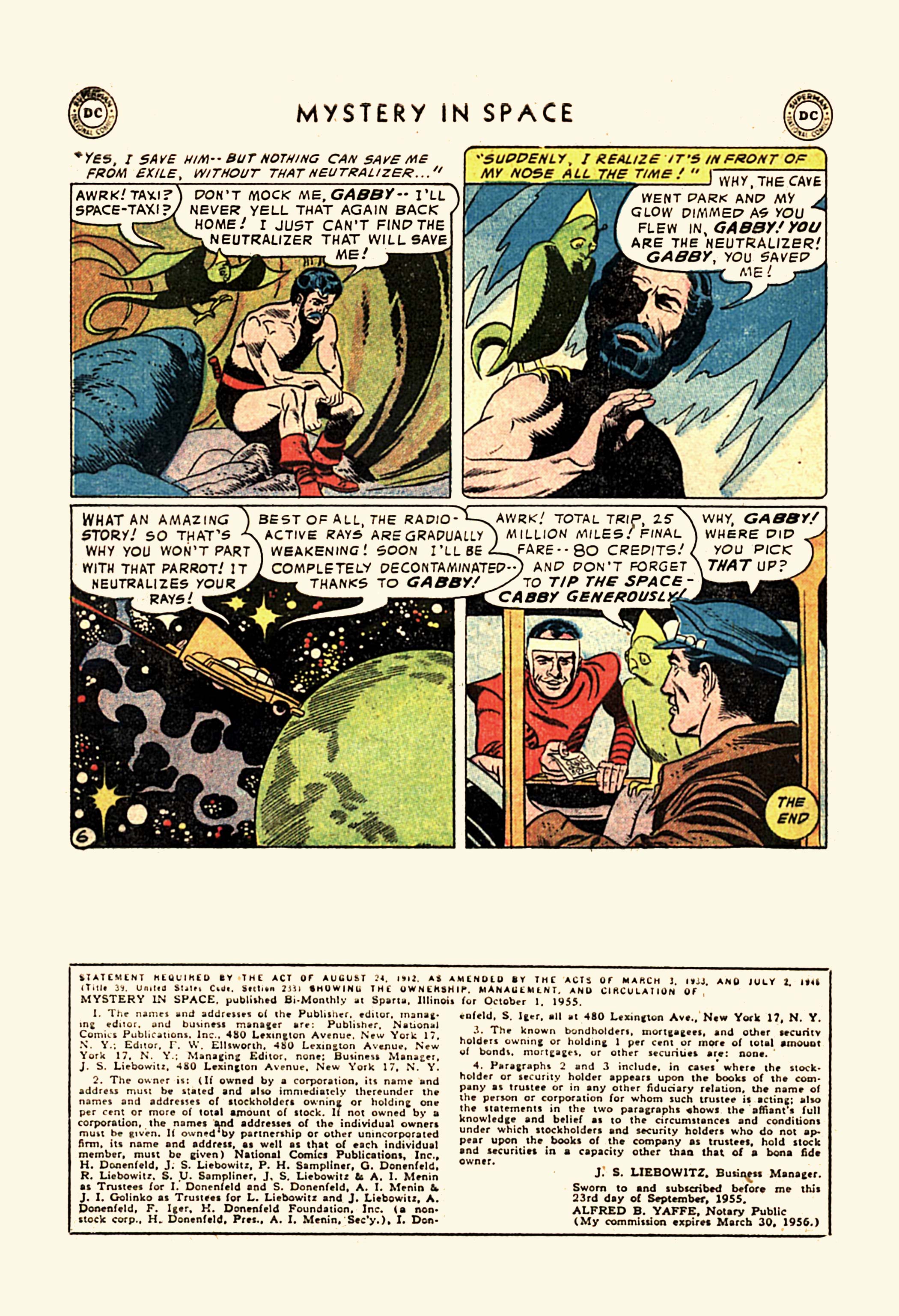 Read online Mystery in Space (1951) comic -  Issue #30 - 32