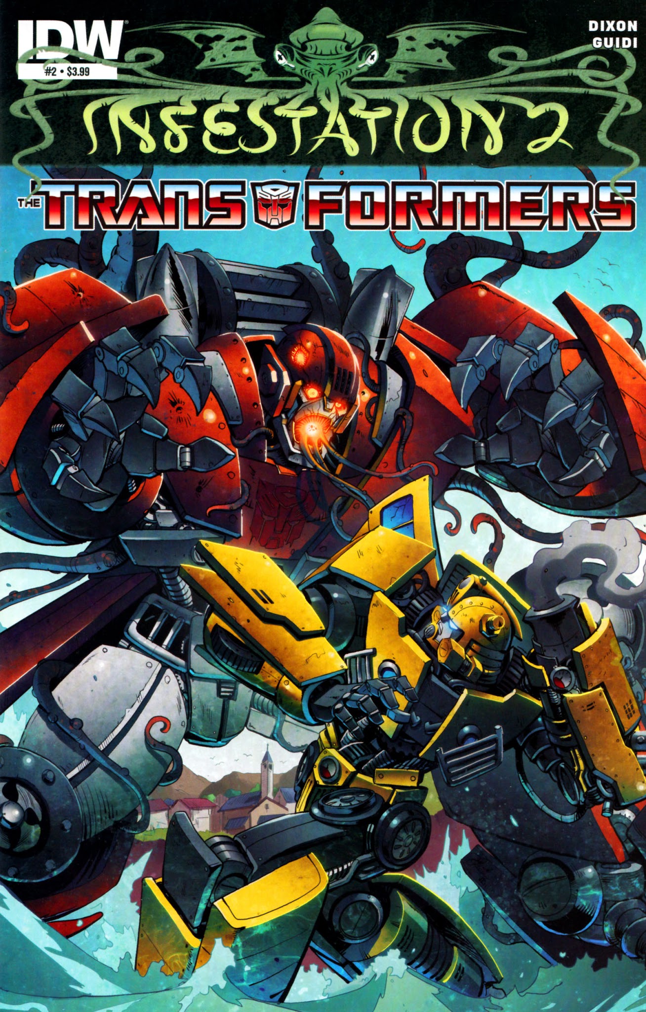 Read online Infestation 2: Transformers comic -  Issue #2 - 1
