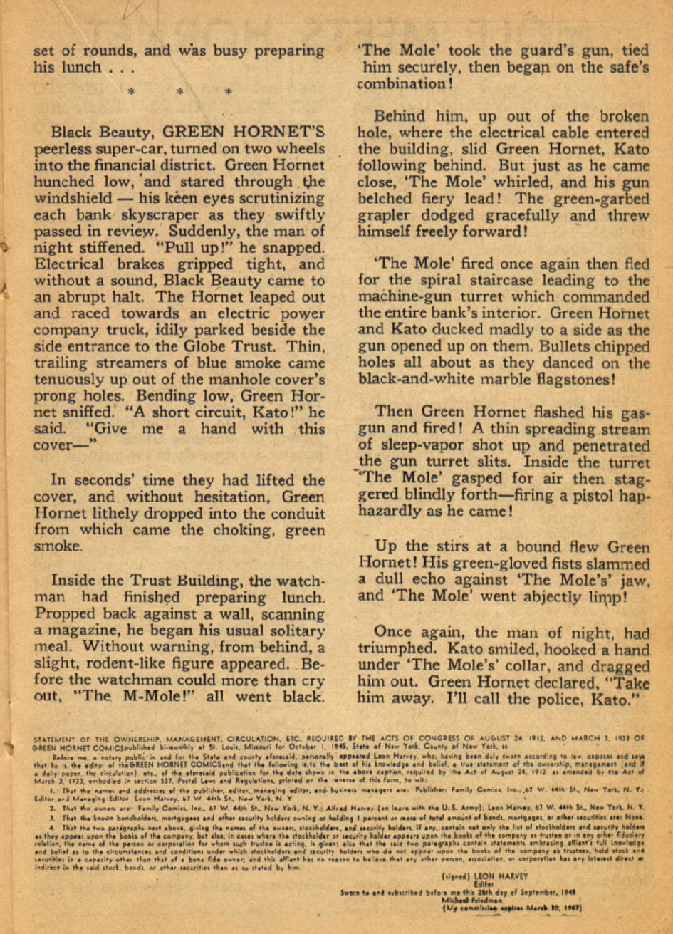 Read online Green Hornet Comics comic -  Issue #28 - 23