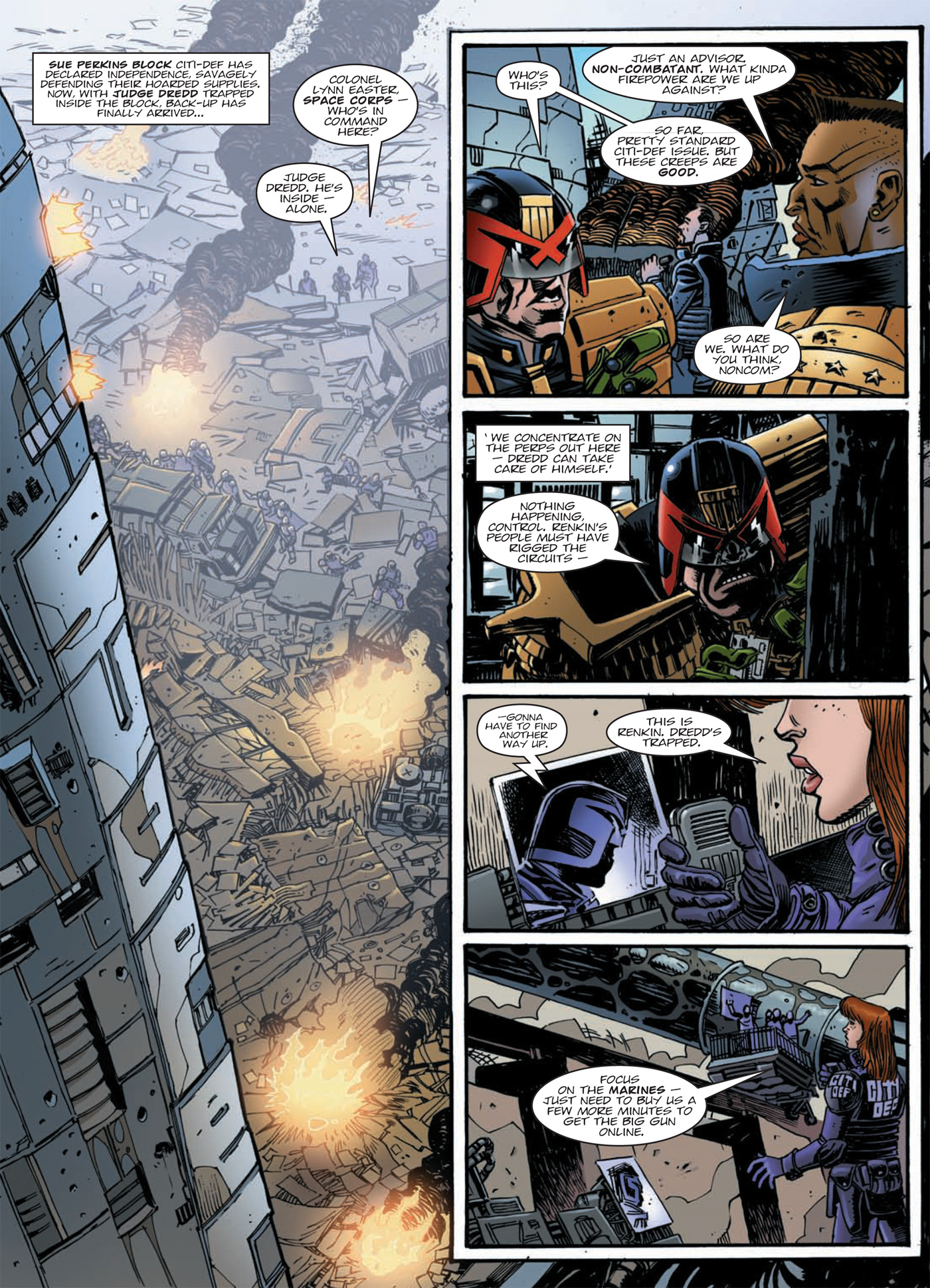 Read online Judge Dredd: Day of Chaos: Fallout comic -  Issue # TPB (Part 1) - 12