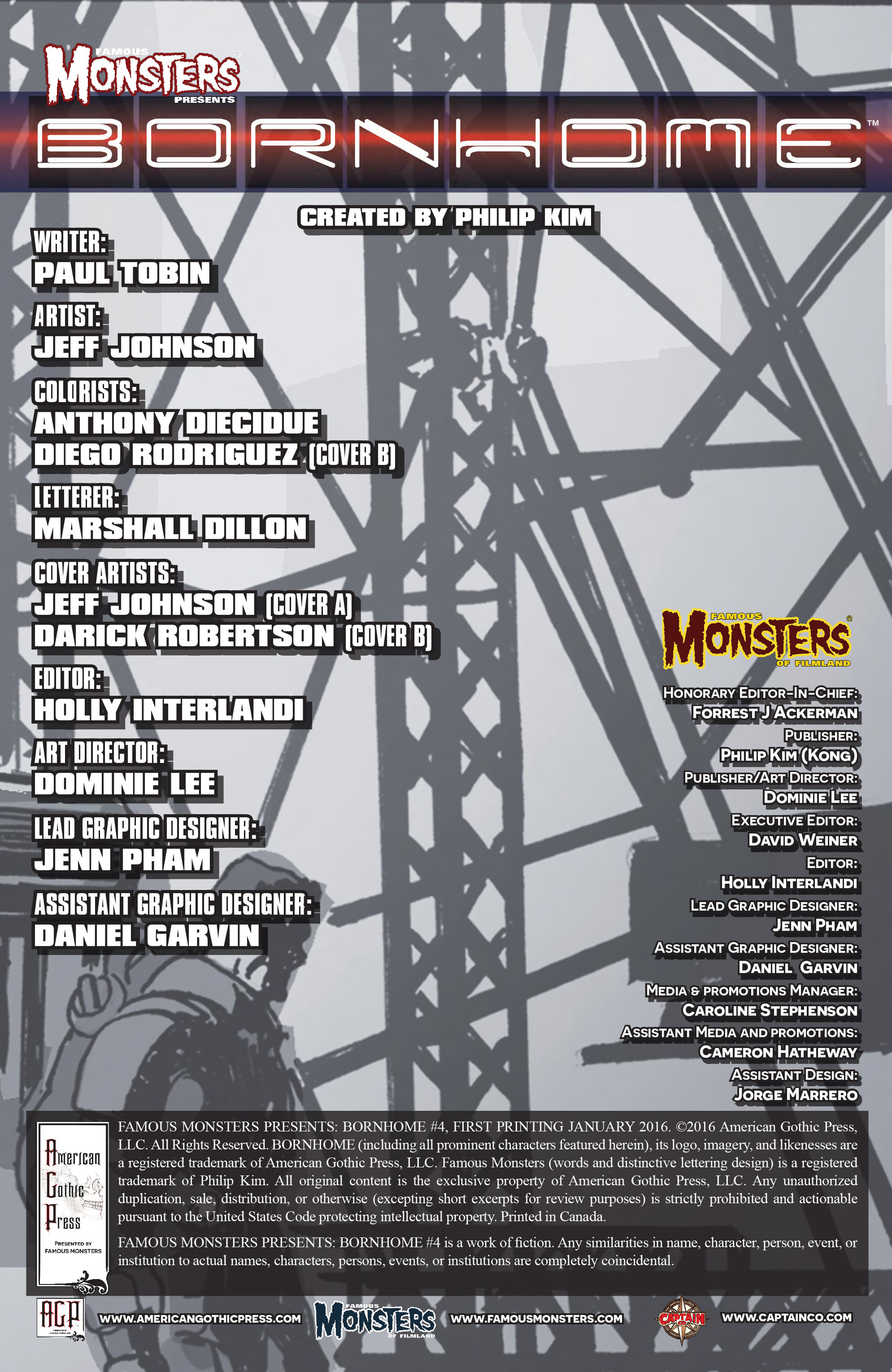 Read online Famous Monsters Presents: Bornhome comic -  Issue #4 - 2