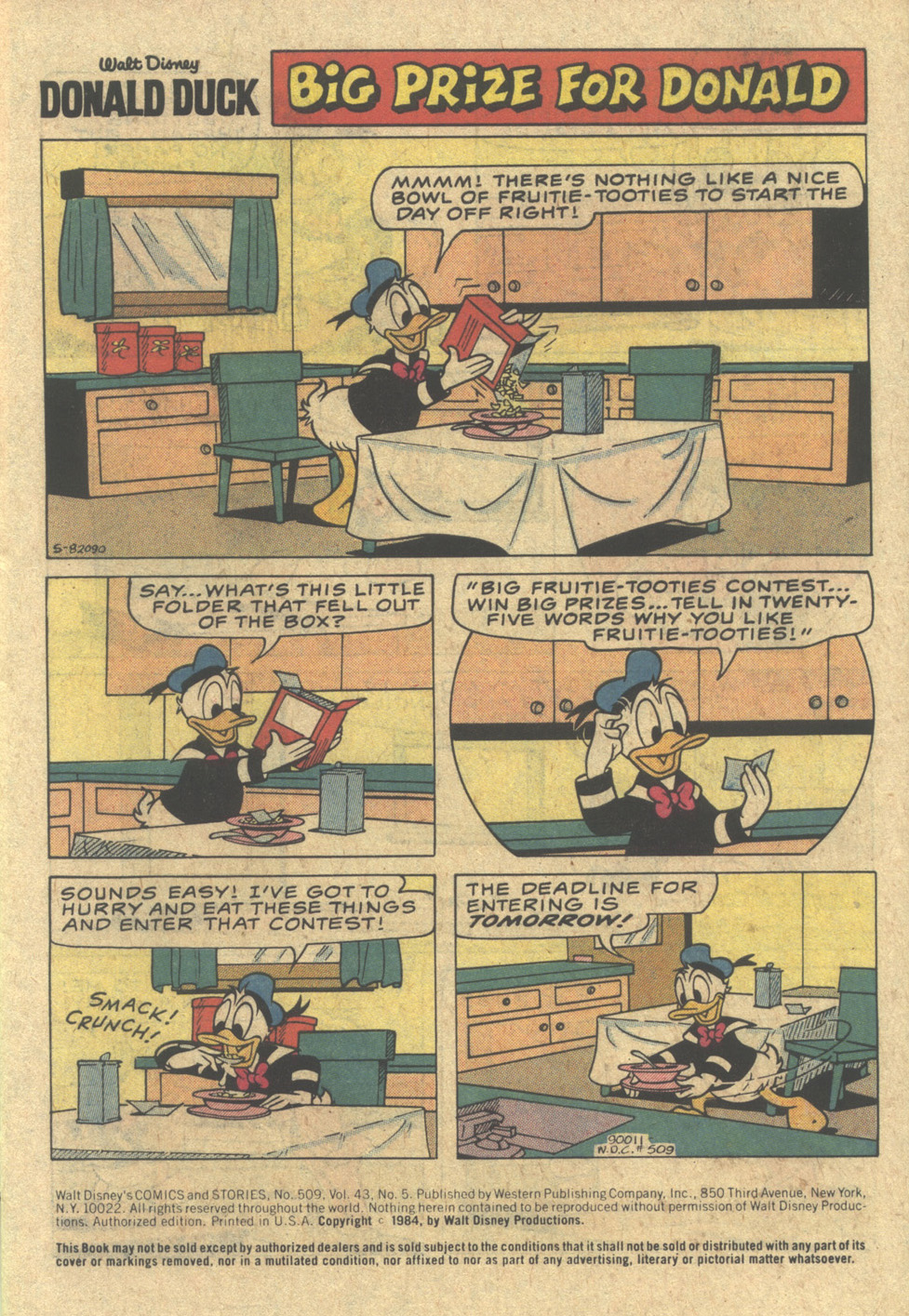 Read online Walt Disney's Comics and Stories comic -  Issue #509 - 3
