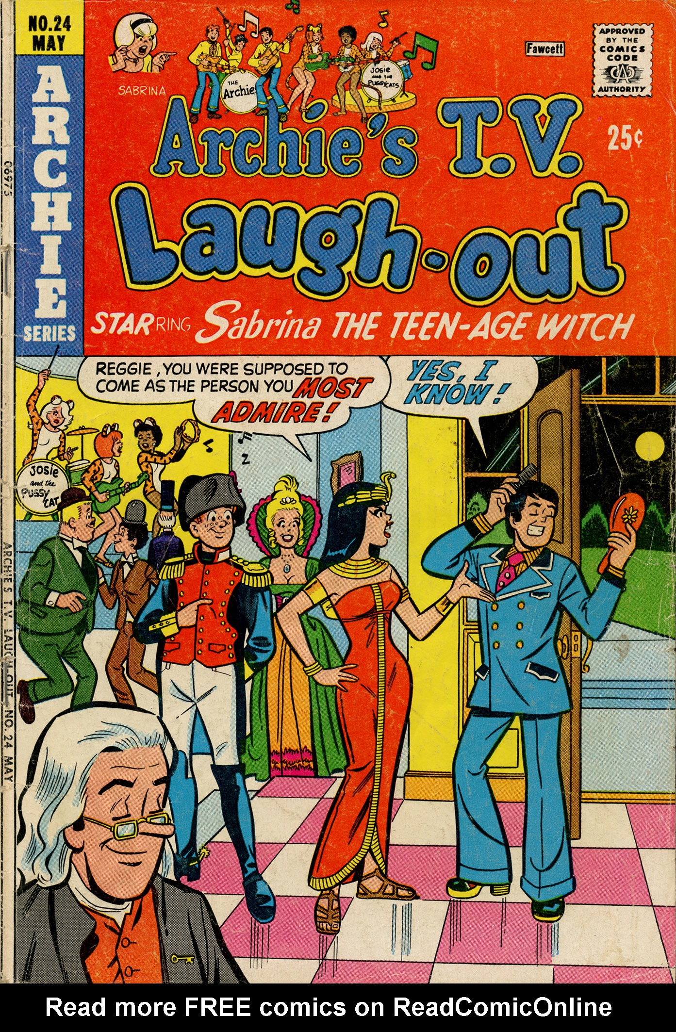 Read online Archie's TV Laugh-Out comic -  Issue #24 - 1