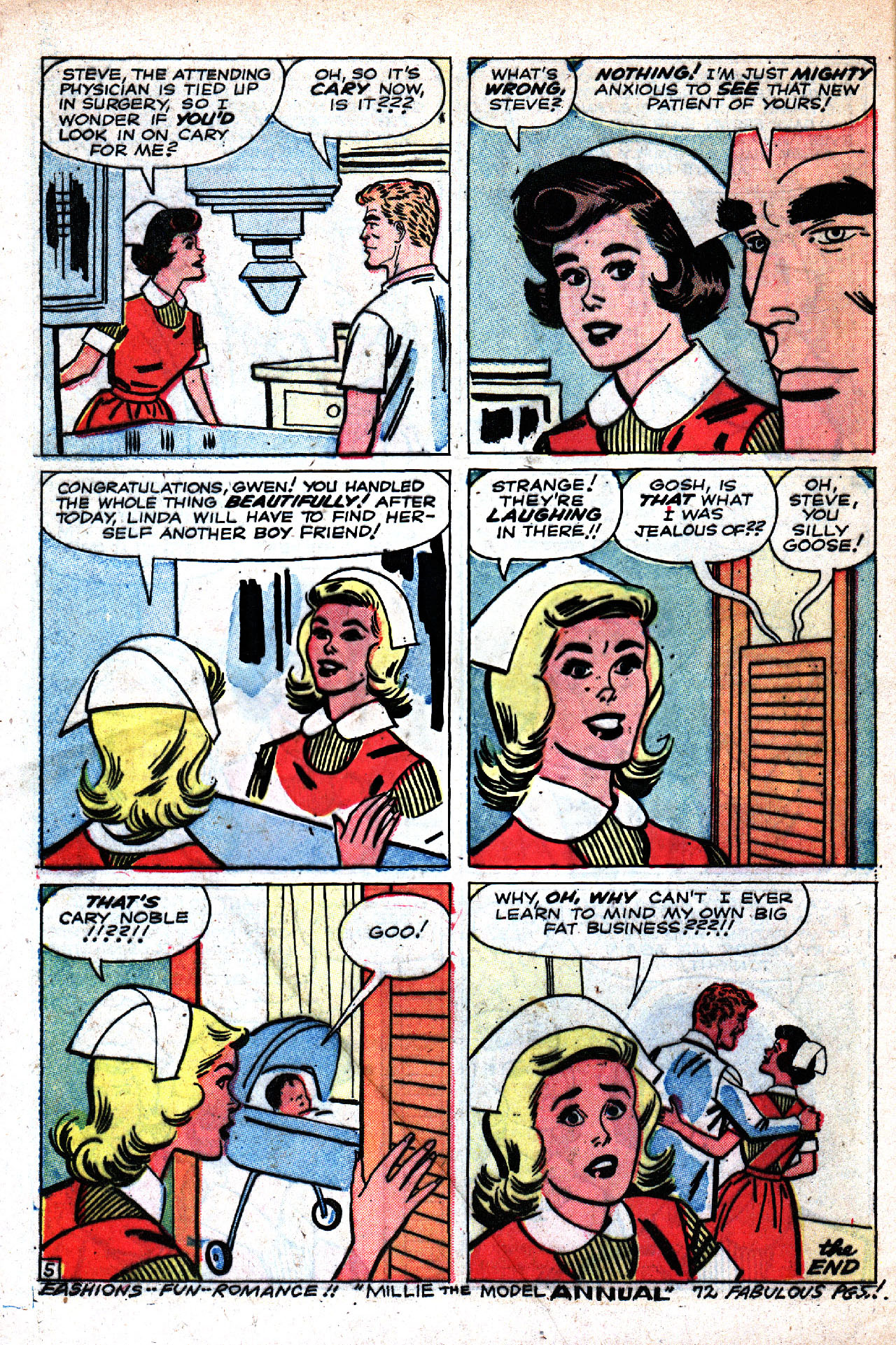 Read online Linda Carter, Student Nurse comic -  Issue #8 - 24