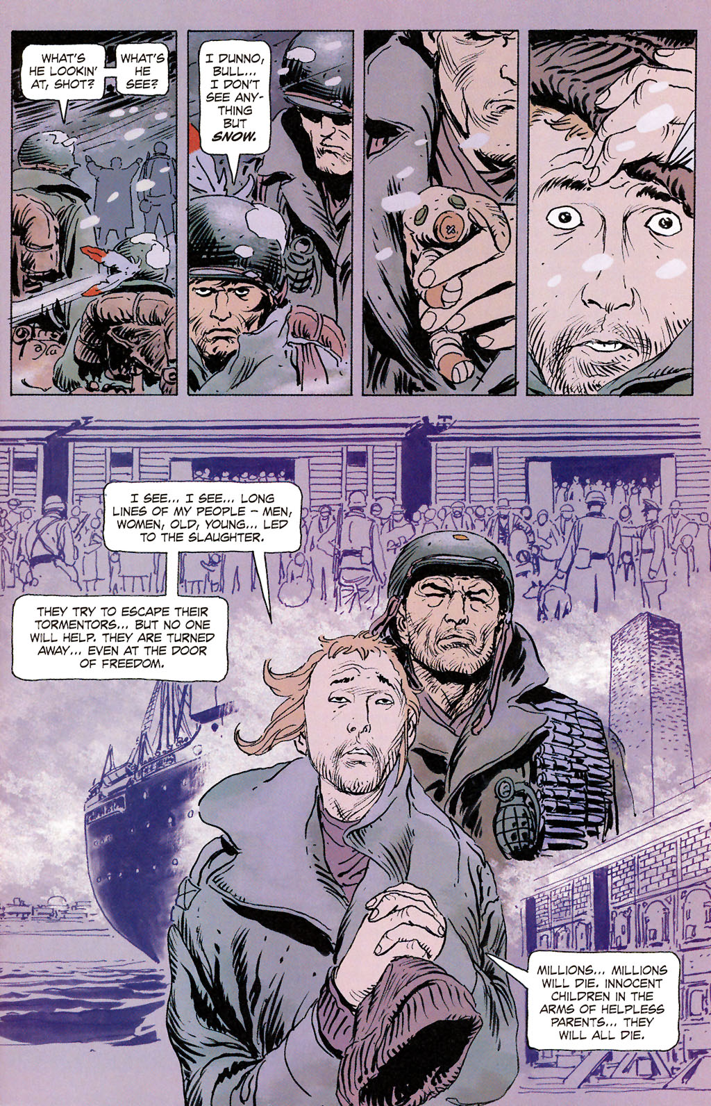 Read online Sgt. Rock: The Prophecy comic -  Issue #6 - 7