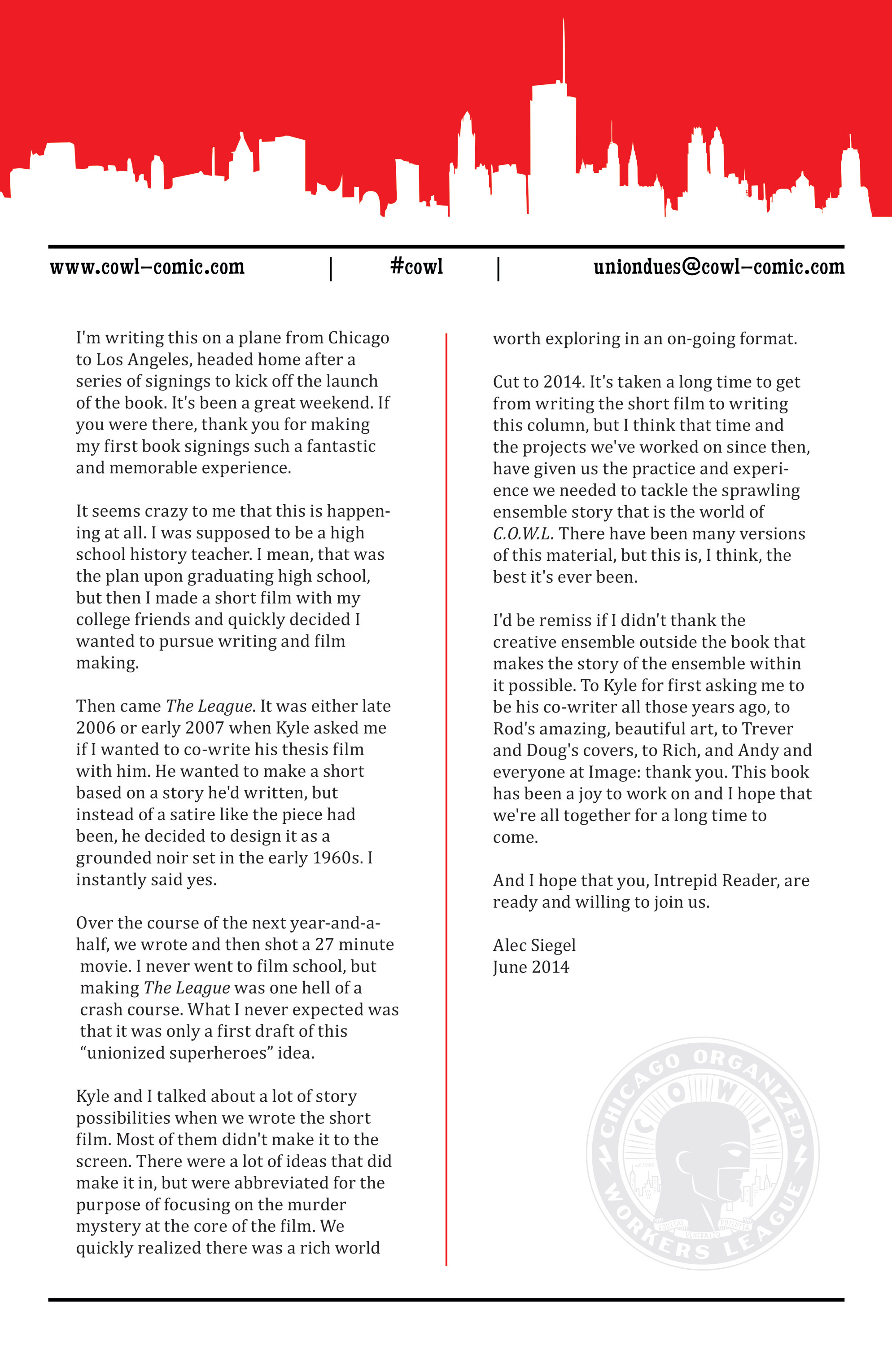 Read online C.O.W.L. comic -  Issue #2 - 29