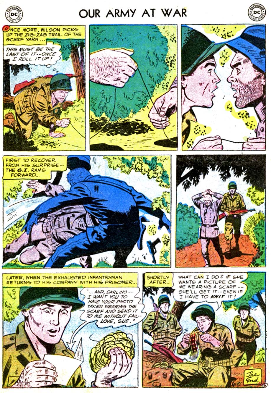 Read online Our Army at War (1952) comic -  Issue #42 - 17